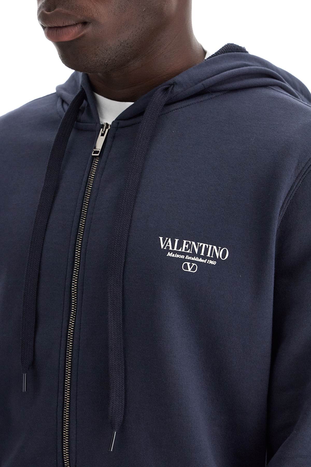 Valentino GARAVANI "full zip sweatshirt with logo print image 3