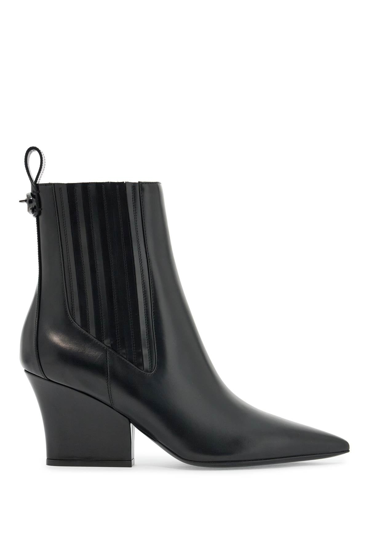 Valentino Garavani VLogo Beatle Ankle Boots - Brushed Leather image 0