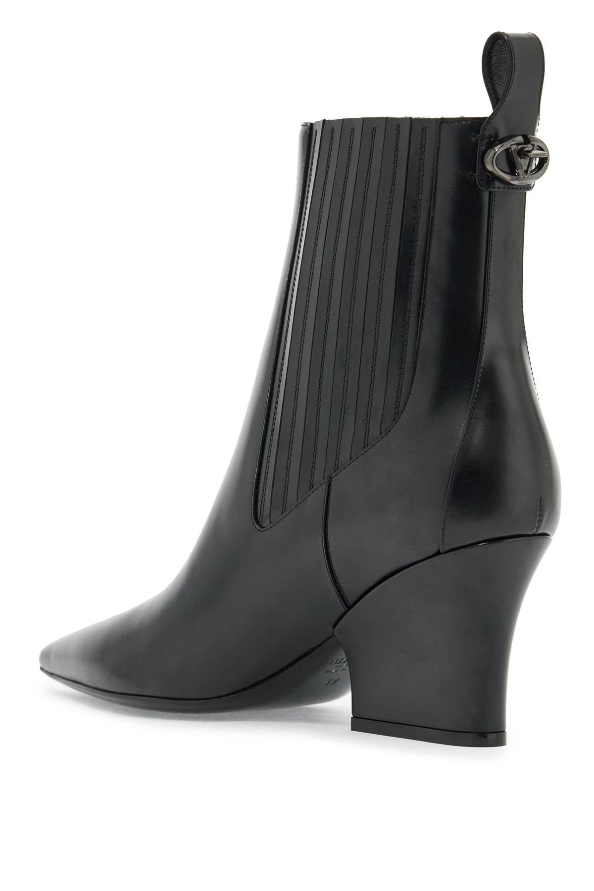 Valentino Garavani VLogo Beatle Ankle Boots - Brushed Leather image 2