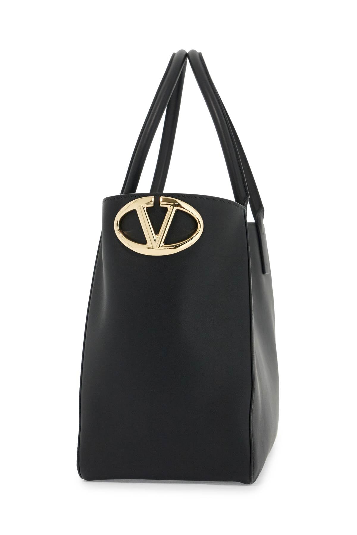 Valentino GARAVANI nappa calfskin vlogo side tote bag image 2