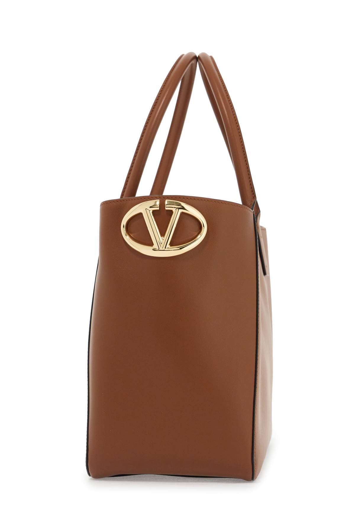 Valentino GARAVANI nappa calfskin vlogo side tote bag image 2