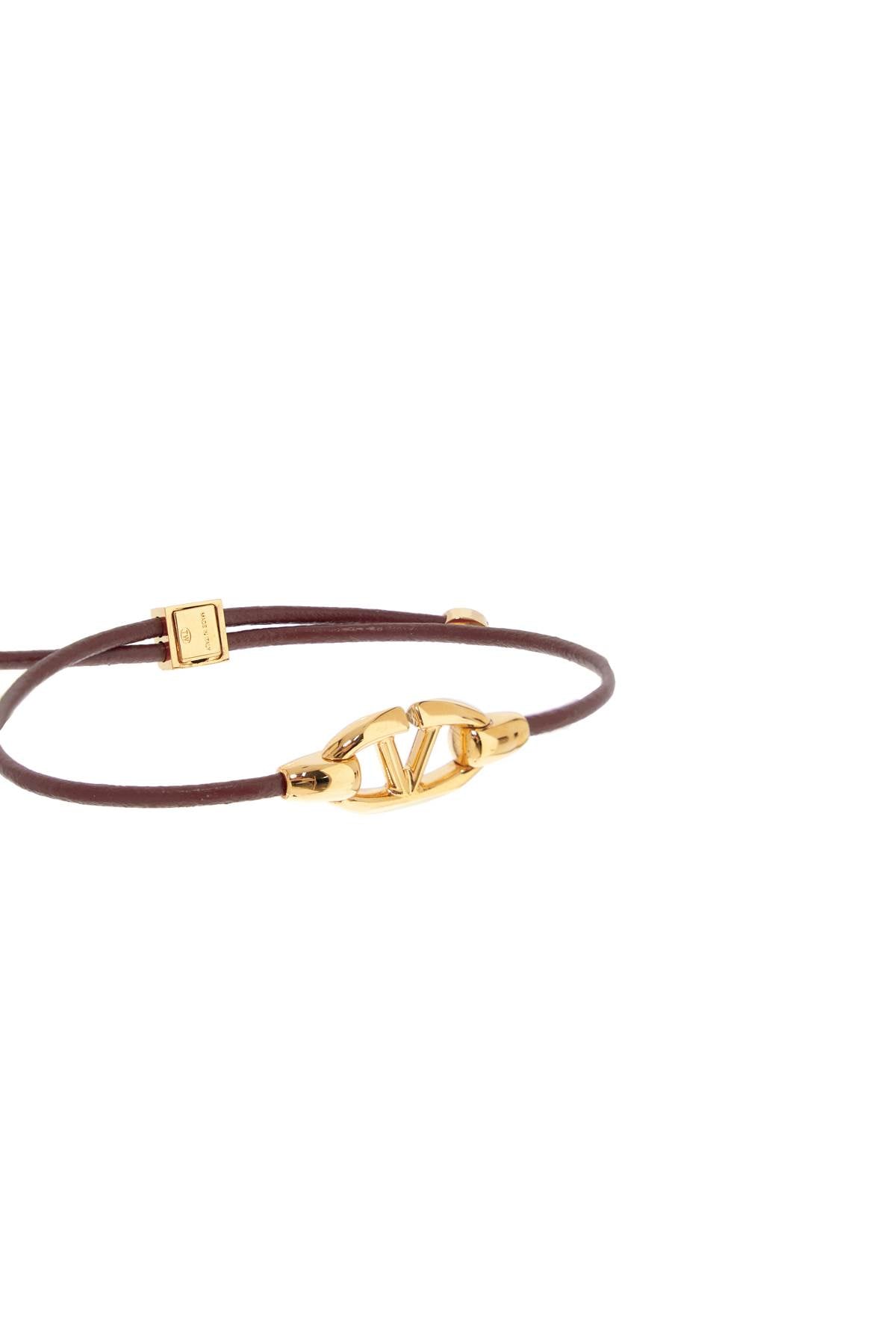 Valentino GARAVANI leather vlogo bracelet 'the bold image 2