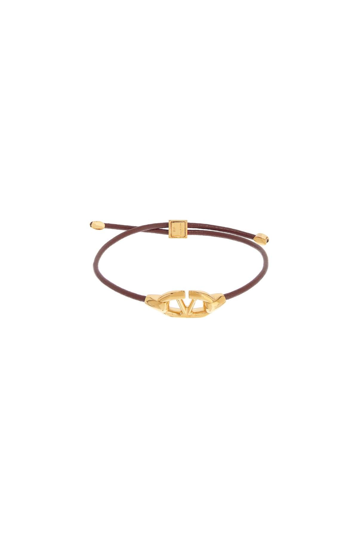 Valentino GARAVANI leather vlogo bracelet 'the bold image 0