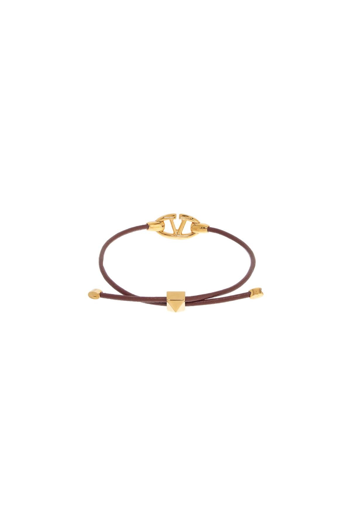 Valentino GARAVANI leather vlogo bracelet 'the bold image 1