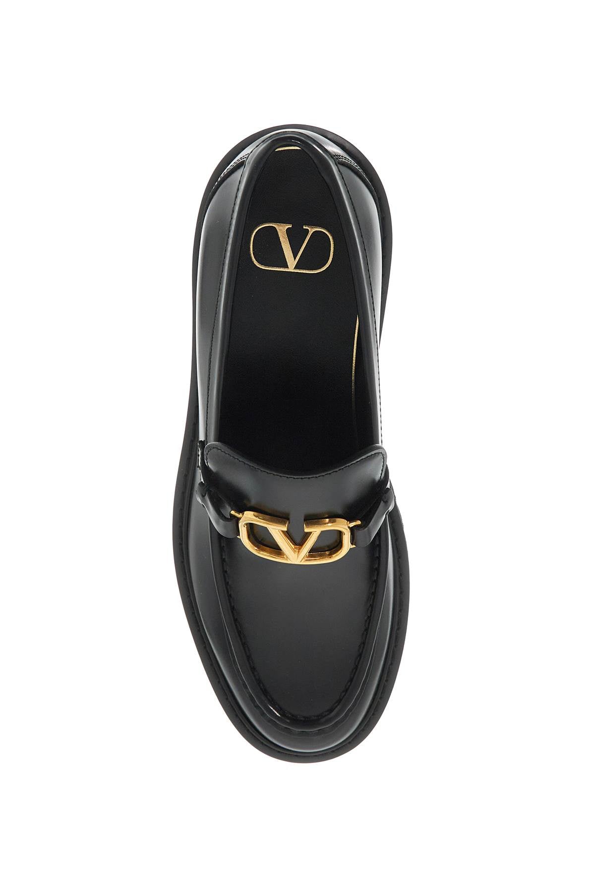 Valentino GARAVANI glossy leather vlogo signature loaf image 1