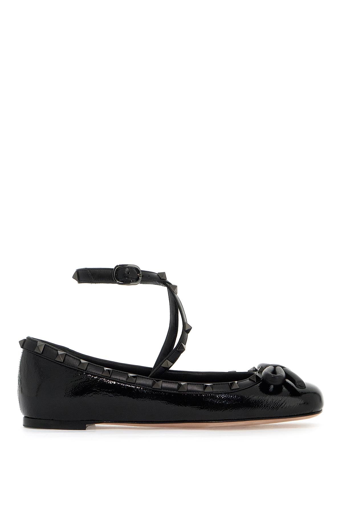 Valentino GARAVANI silk rockstud ballet flats image 0