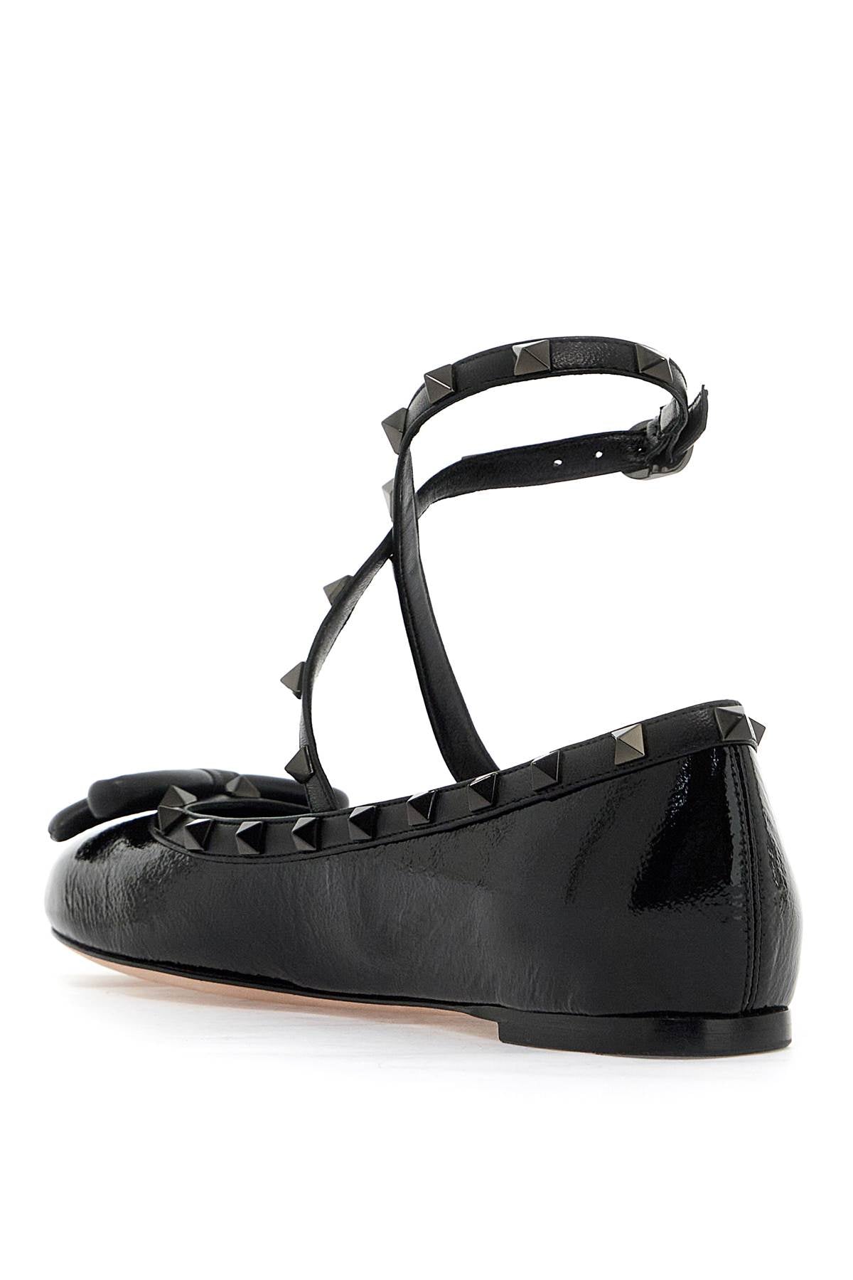 Valentino GARAVANI silk rockstud ballet flats image 2