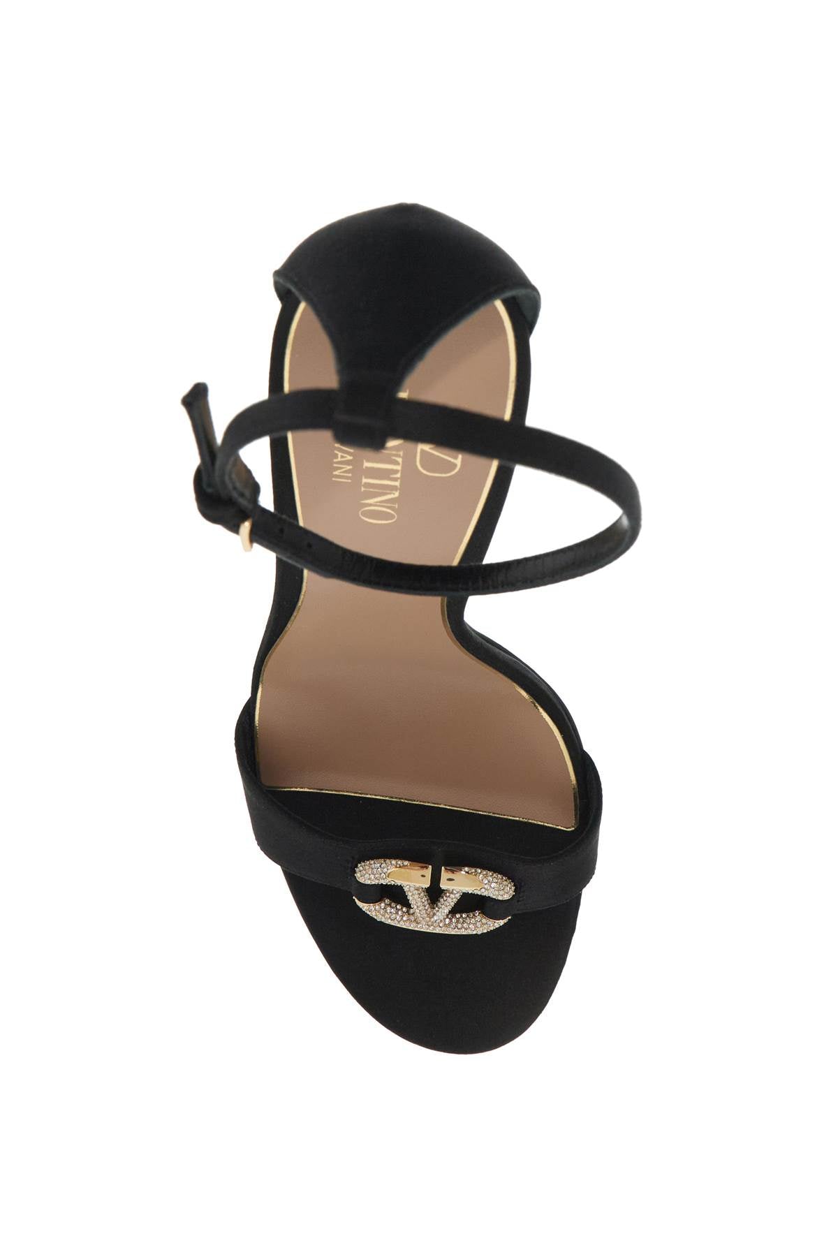 Valentino Garavani vlogo signature satin sandals image 1