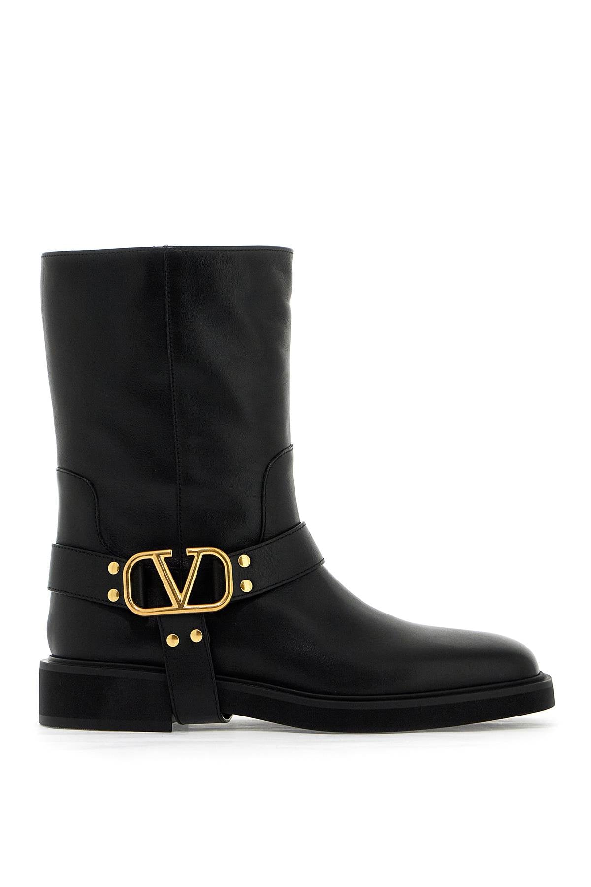 Valentino Garavani vlogo signature leather biker boots image 0