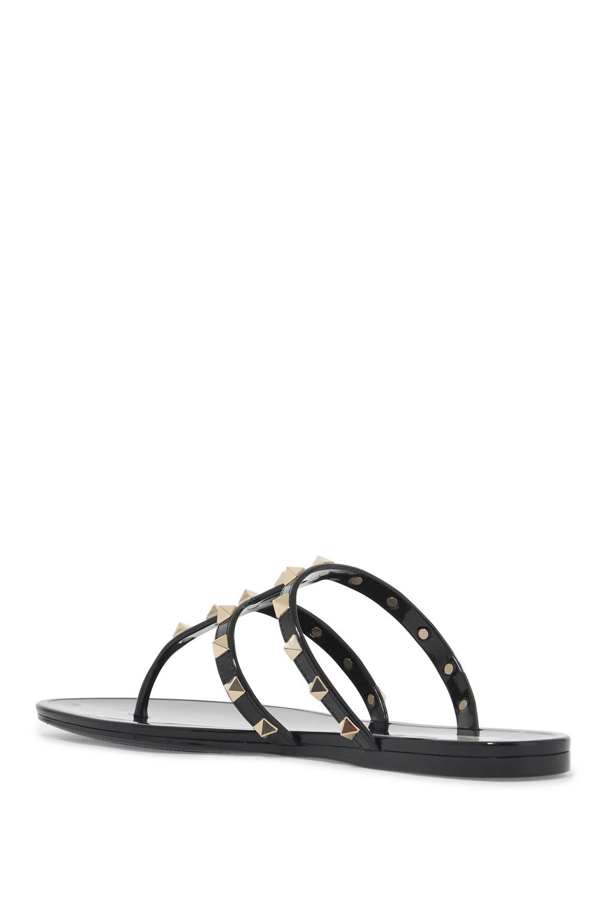 Valentino Garavani rockstud pvc thong sandals image 2