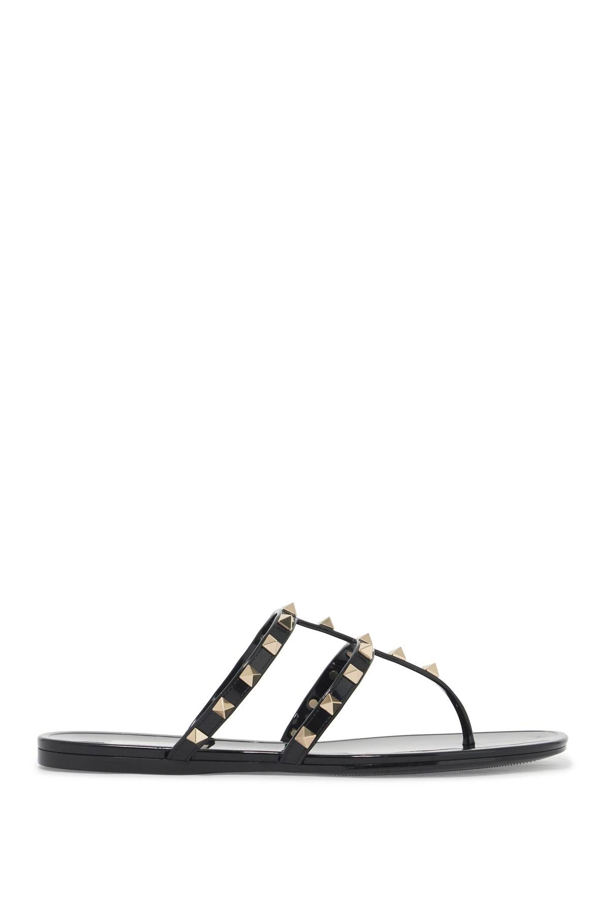 Valentino Garavani rockstud pvc thong sandals image 0