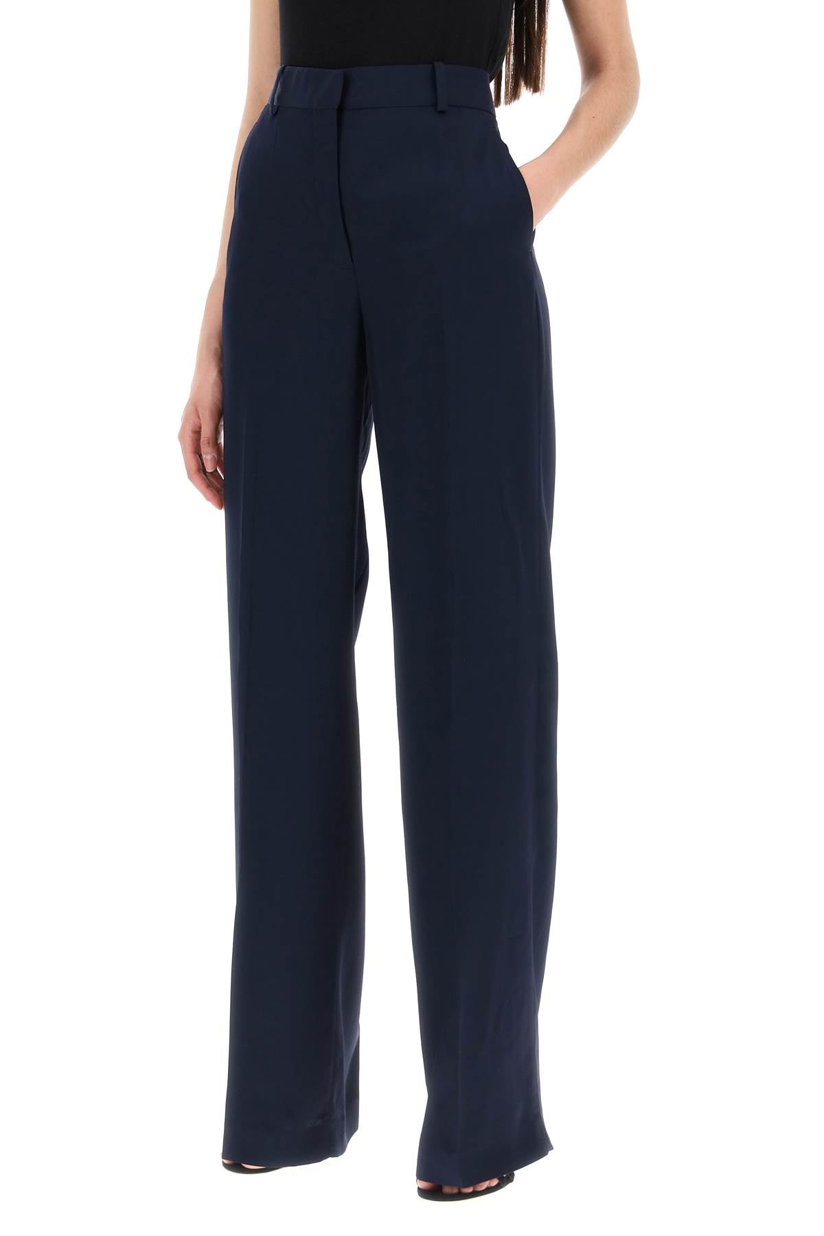 Stella McCartney crepe palazzo pants in image 3