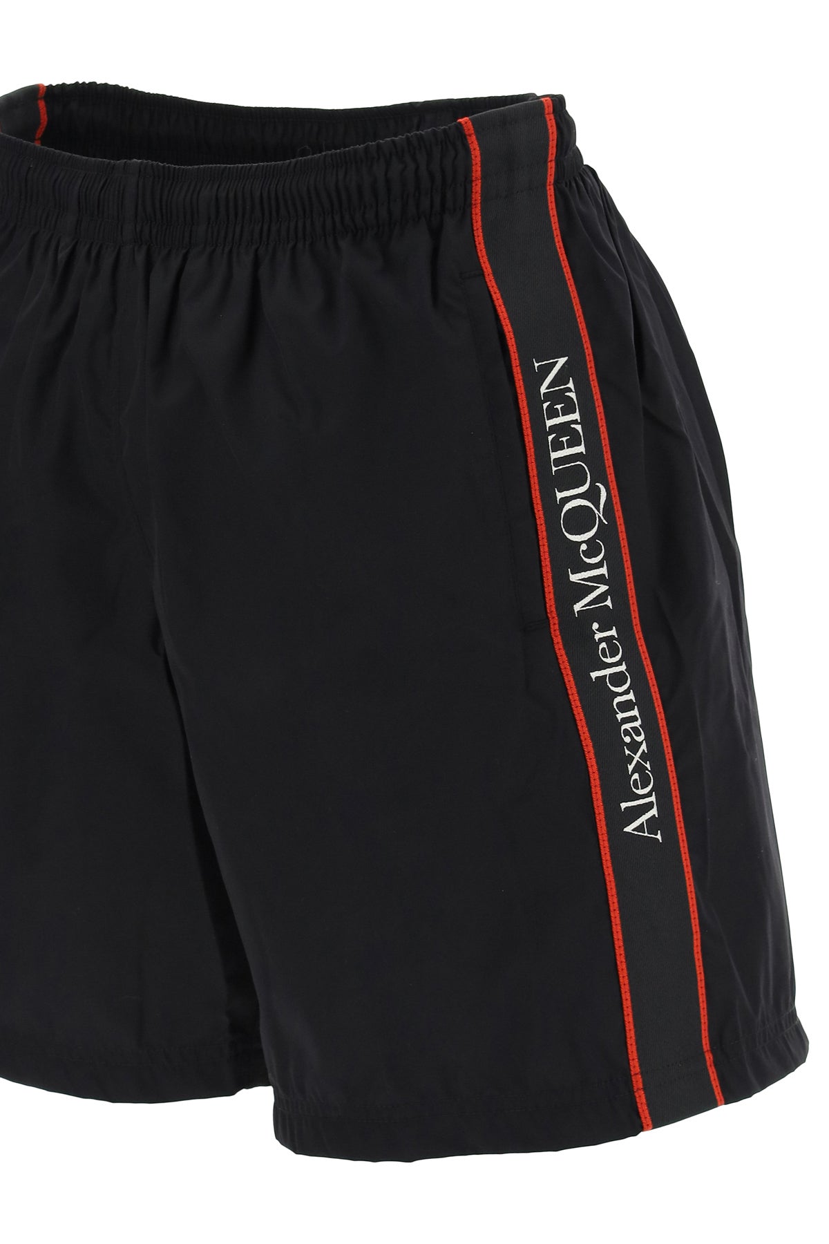 Alexander Mcqueen swimtrunks with logo selvedge image 2