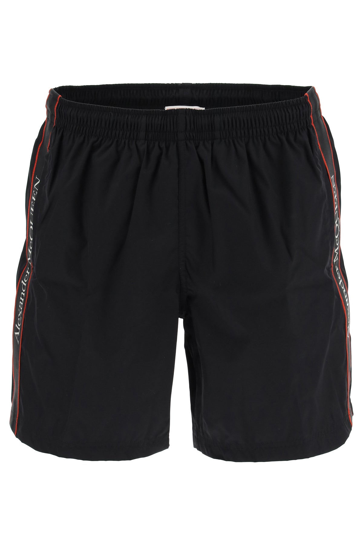 Alexander Mcqueen swimtrunks with logo selvedge image 0