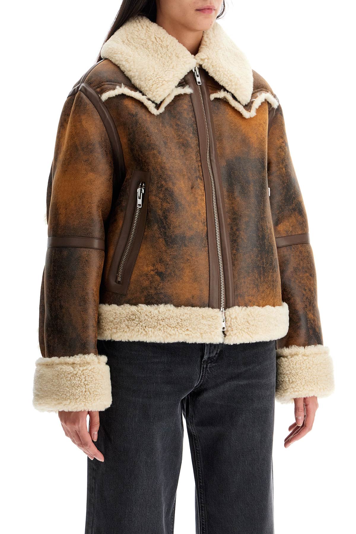 Stand Studio Lessie Faux Shearling Jacket image 1