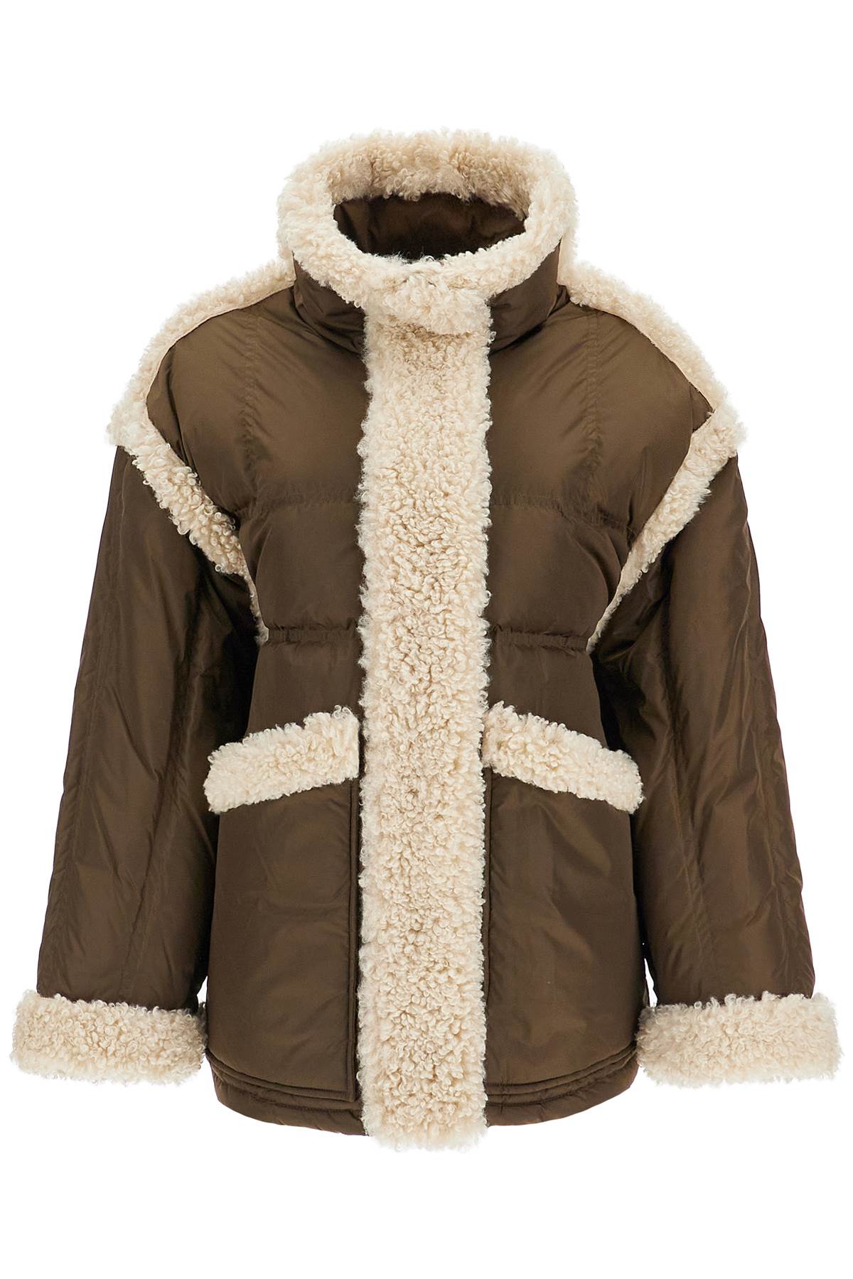 Stand Studio Dorothy Down Jacket with Eco Shearling image 0