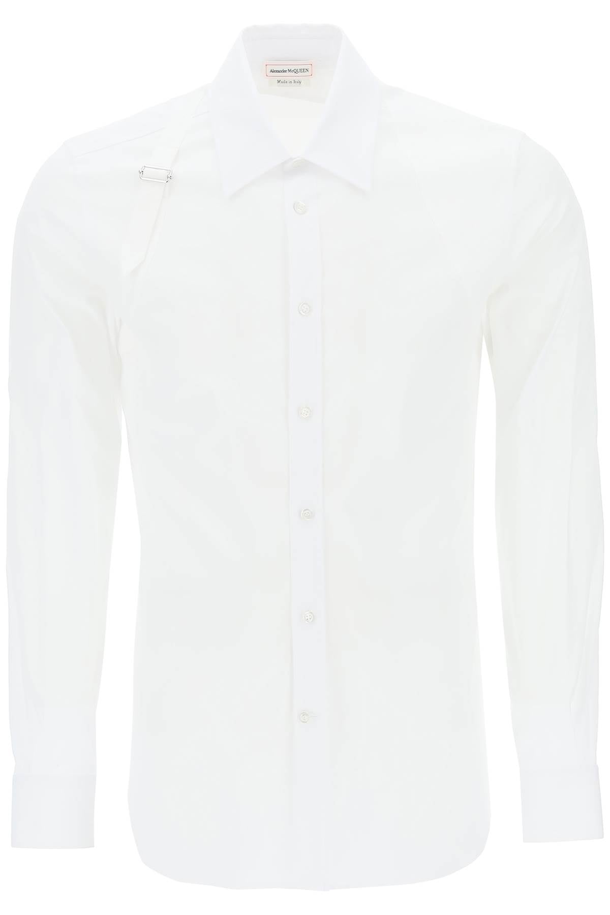 Alexander Mcqueen stretch cotton harness shirt image 0