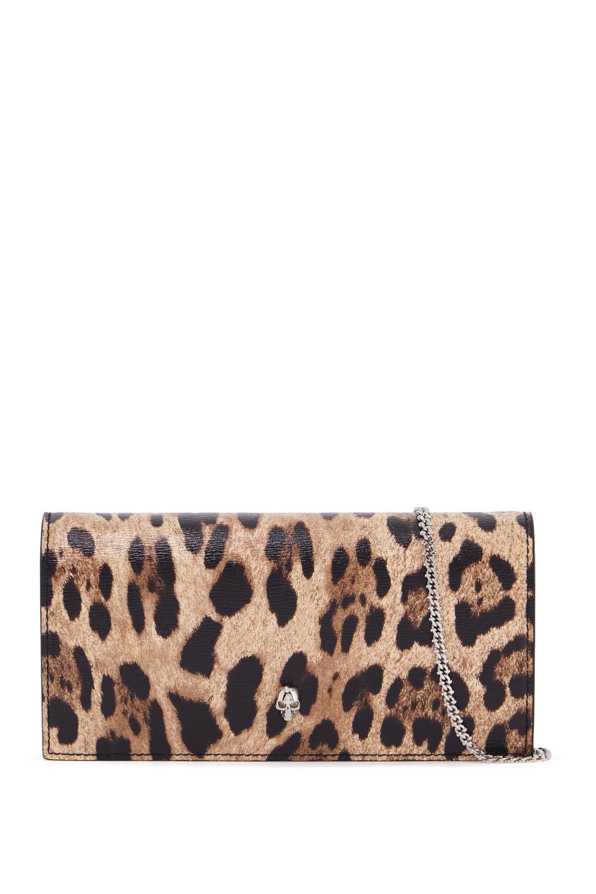 Alexander McQueen Mini Leopard Print Crossbody Bag image 0