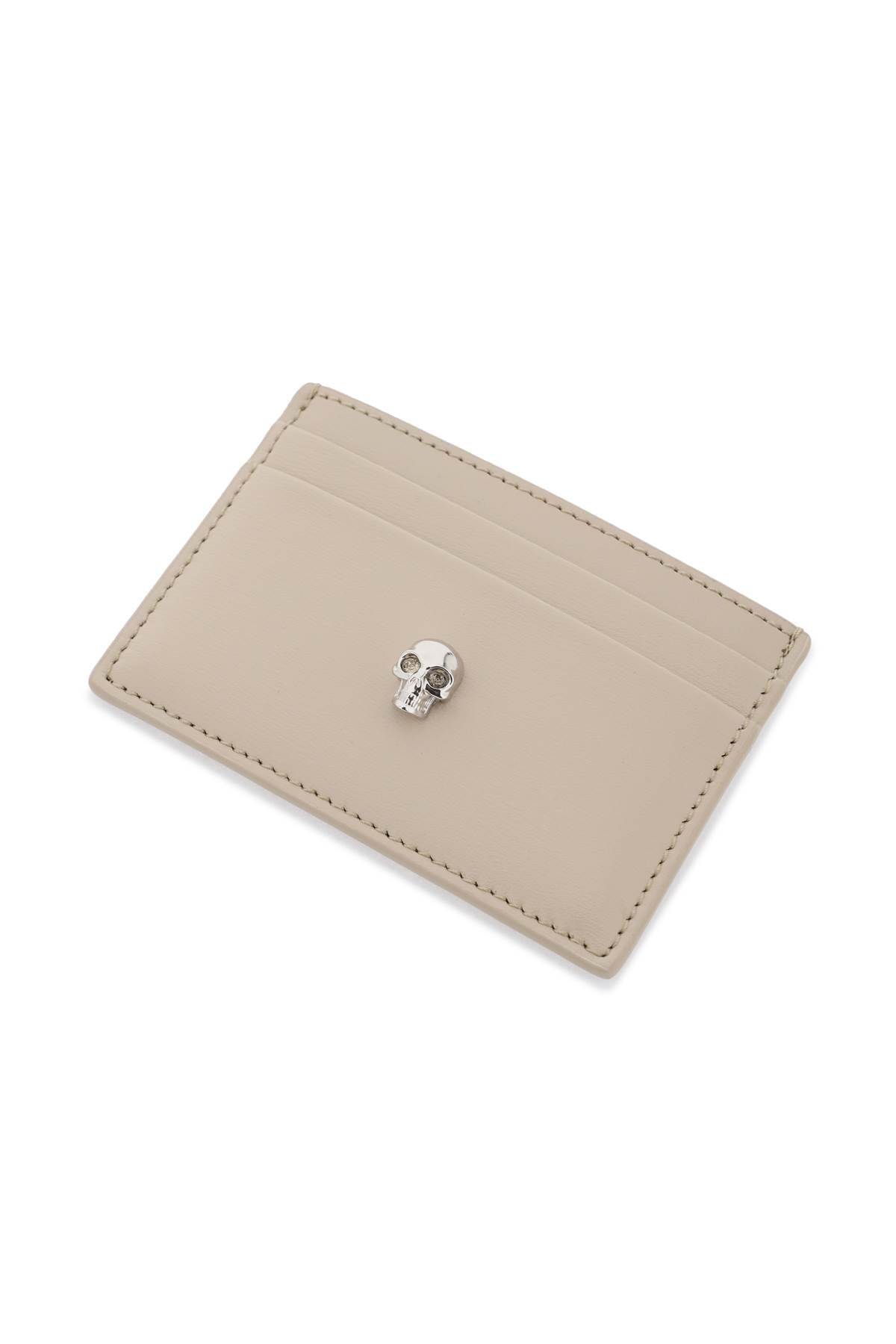 Alexander Mcqueen saffiano leather skull card holder image 1