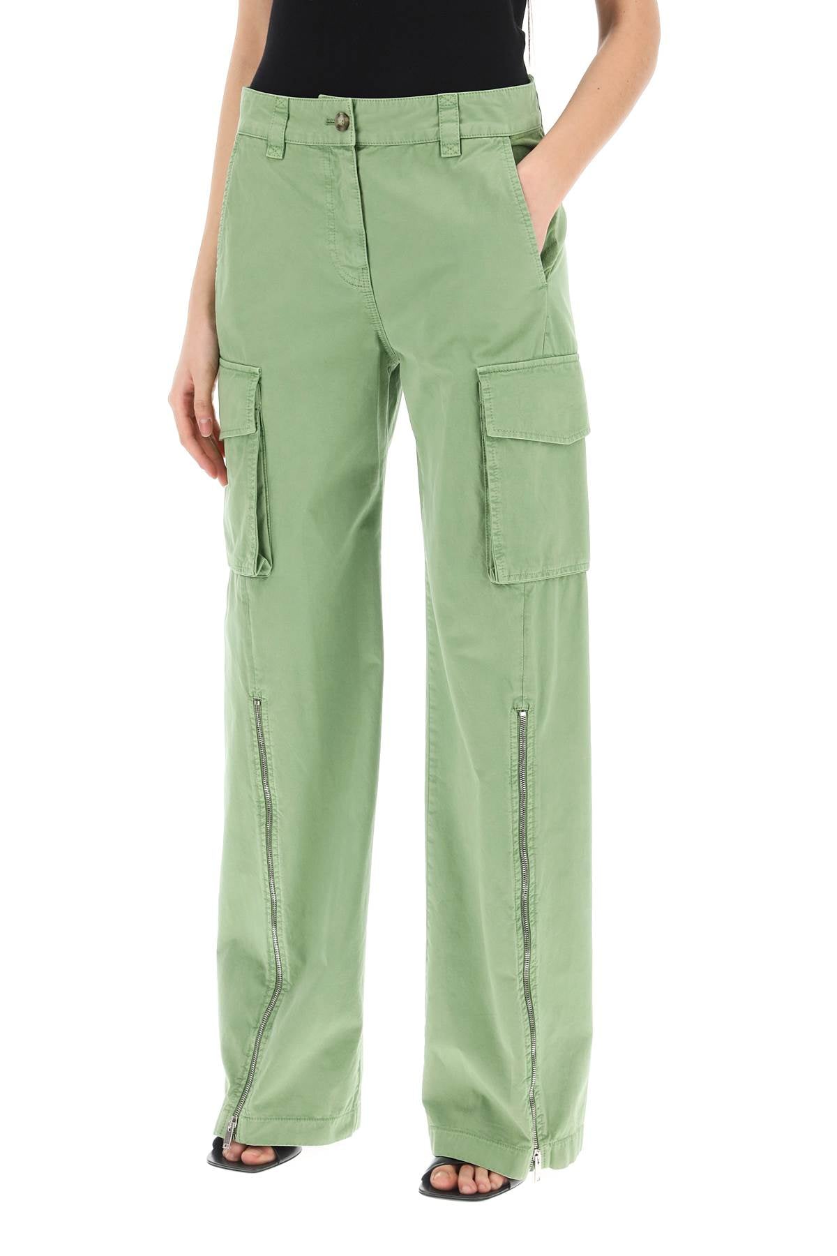 Stella McCartney organic cotton cargo pants for men image 3