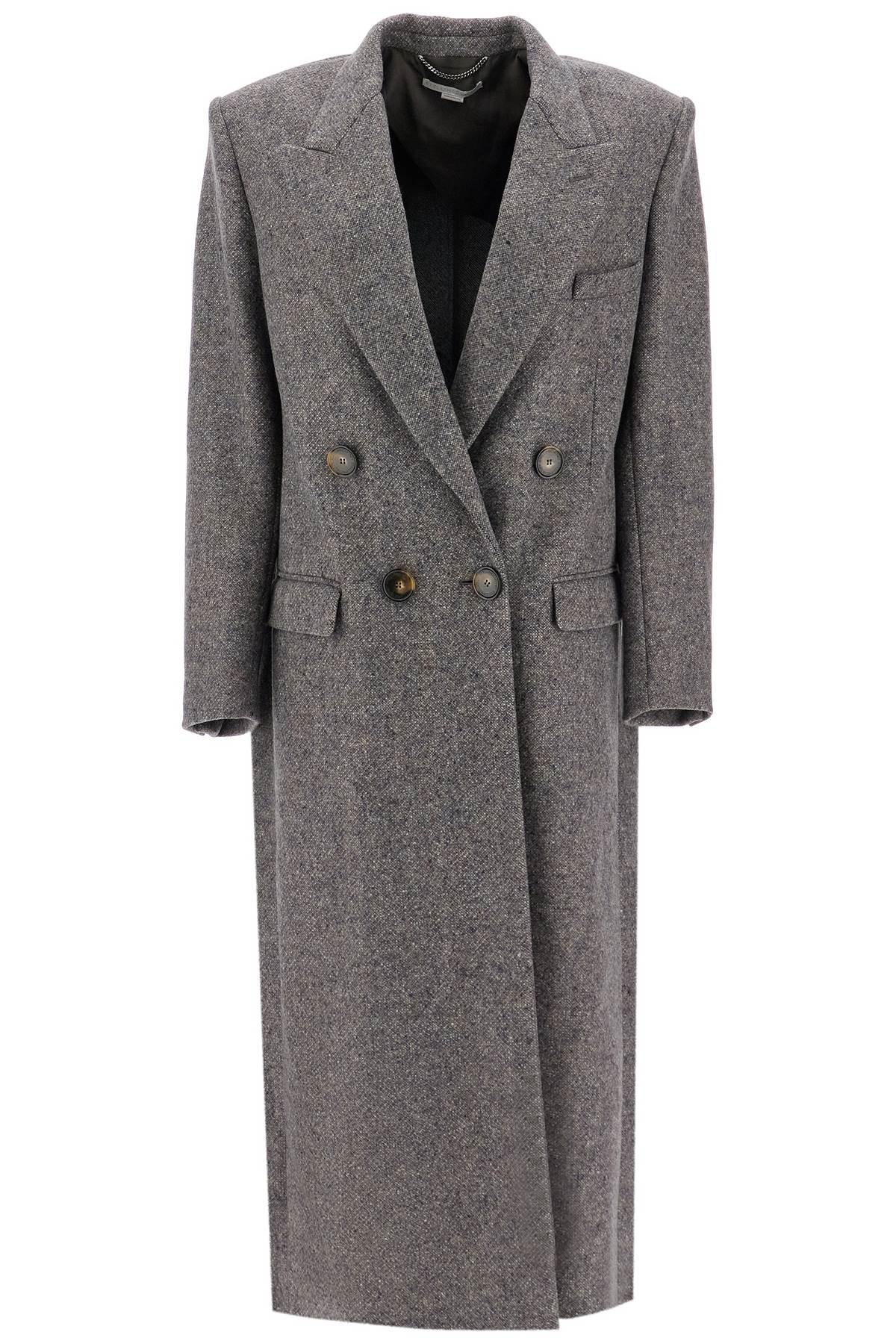 Stella McCartney maxi tweed coat in image 0