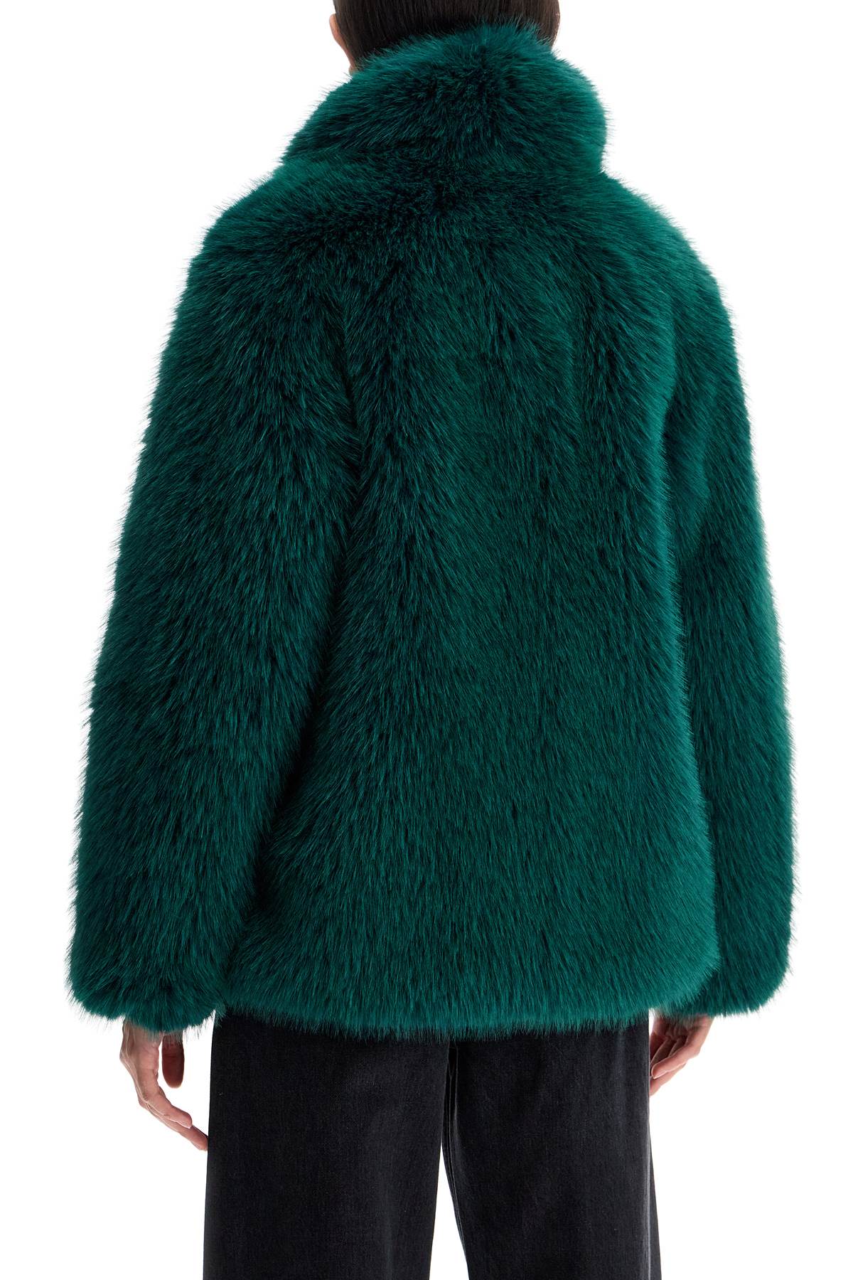 Stand Studio Short Faux Fur Hunter Coat image 2