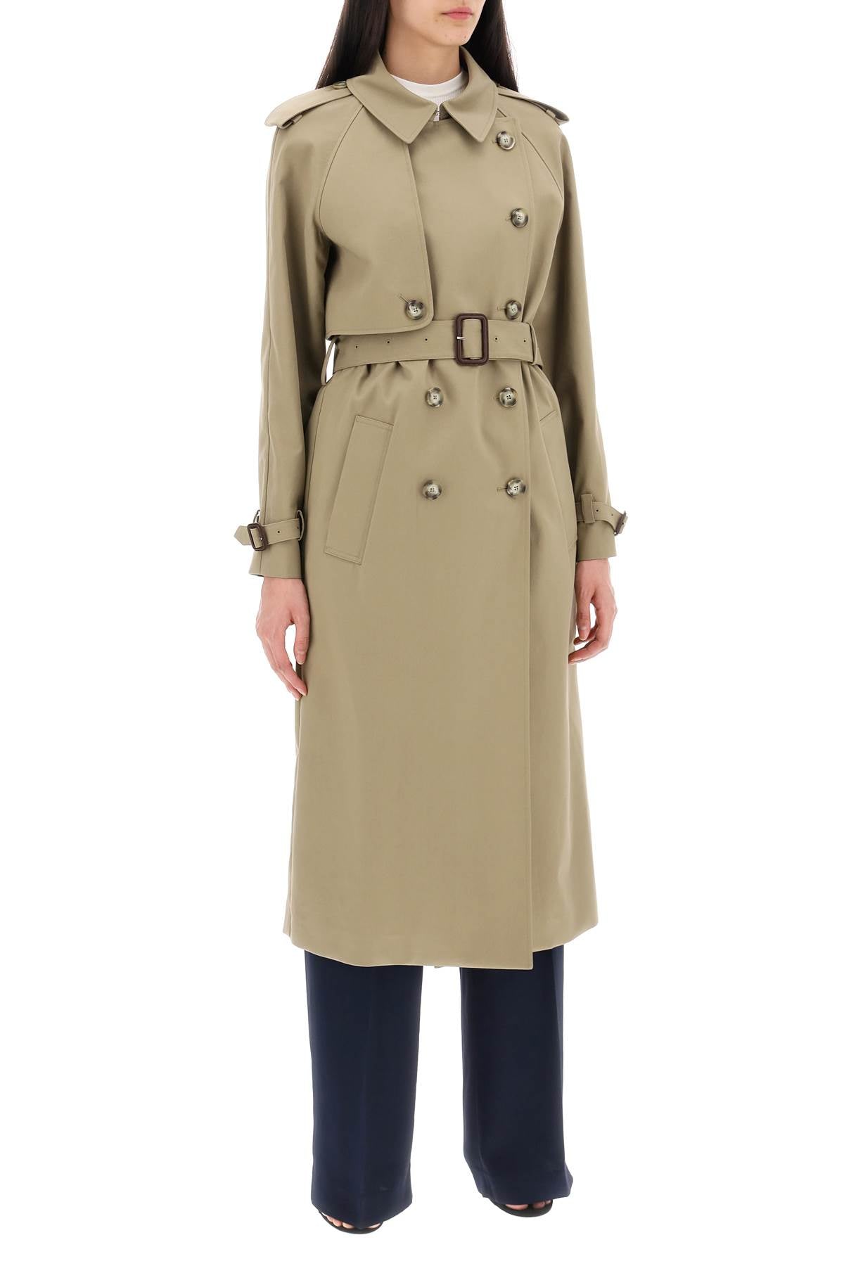 Stella McCartney Sustainable Cotton Double-Breasted Trench Coat image 1