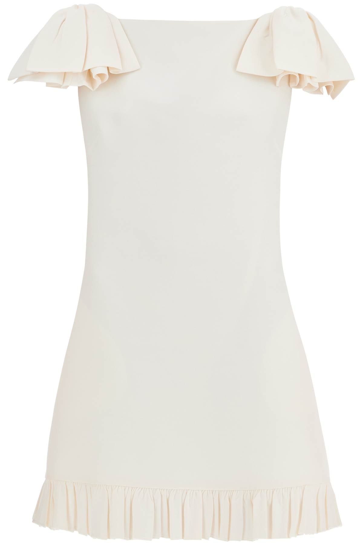 Valentino Garavani Mini Crepe Couture Dress with Bows image 0