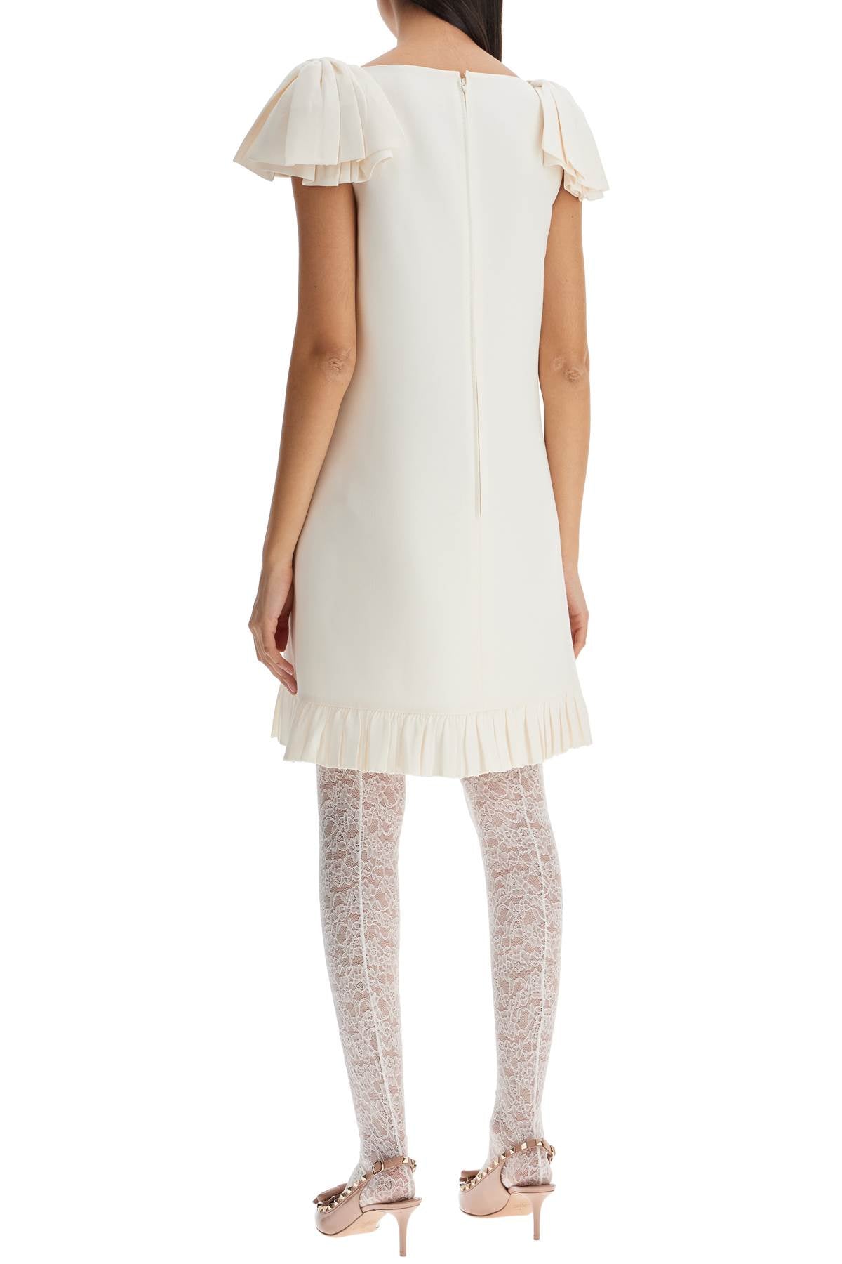 Valentino Garavani Mini Crepe Couture Dress with Bows image 2