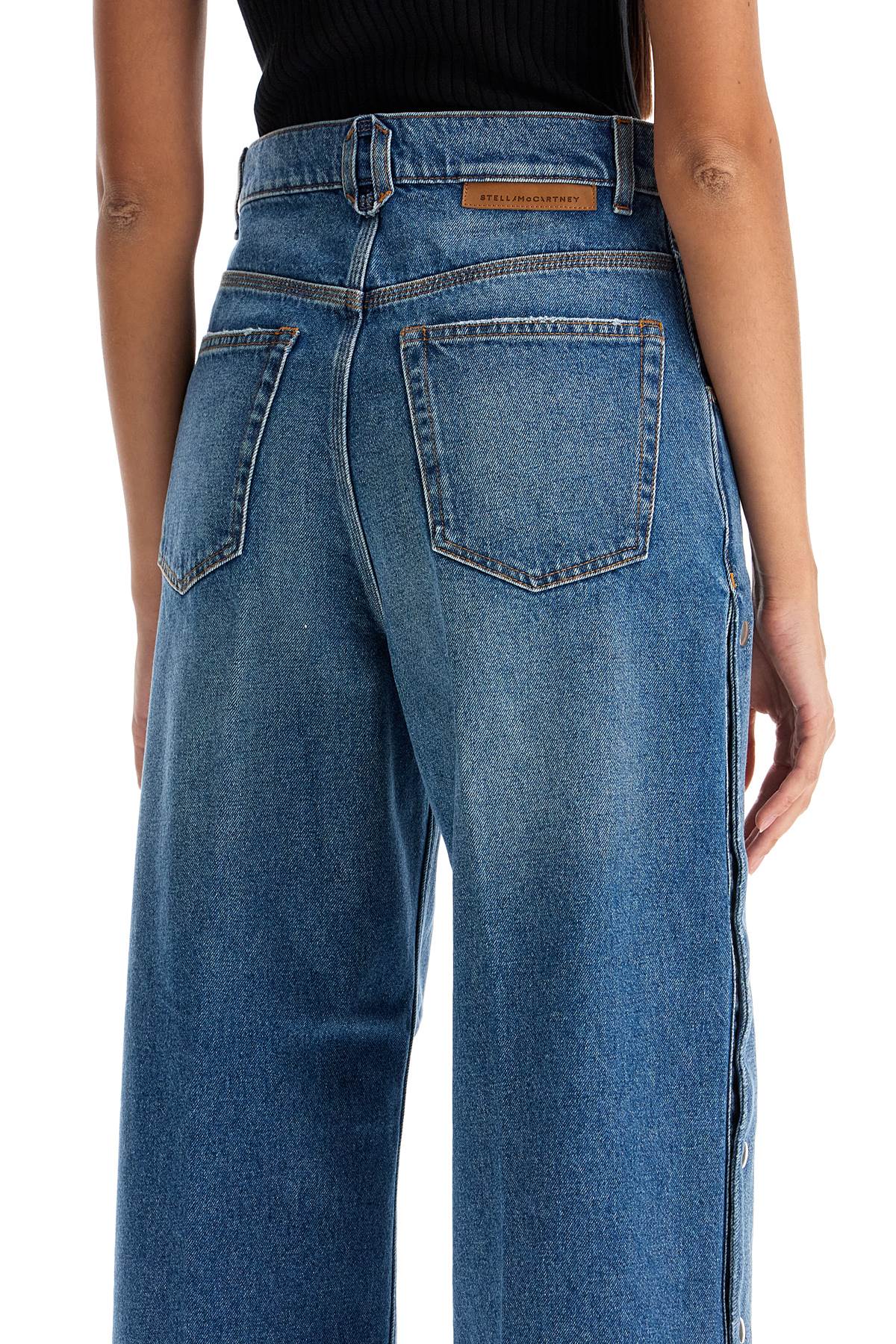 Stella McCartney Distressed Bootcut Jeans with Side Slits image 3