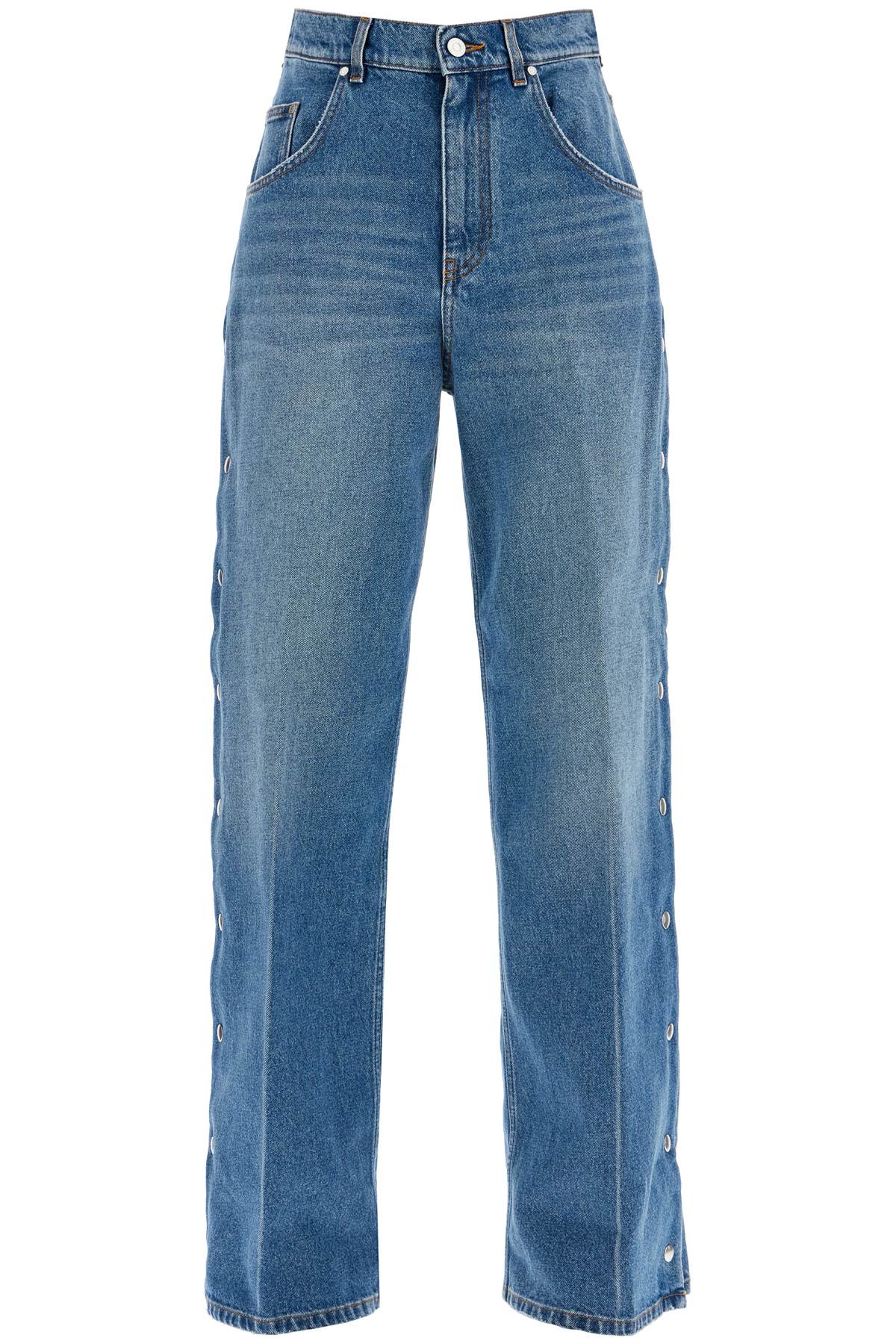 Stella McCartney Distressed Bootcut Jeans with Side Slits image 0