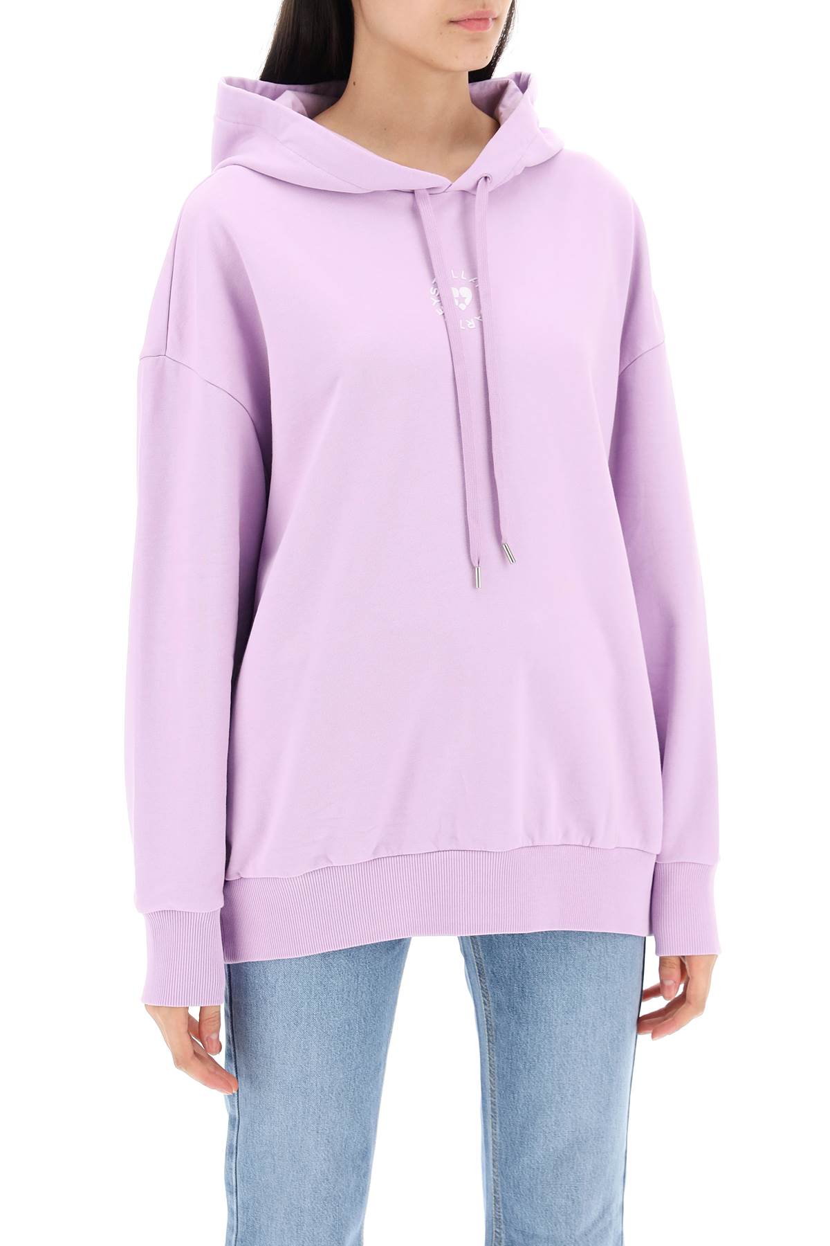 Stella McCartney iconic mini heart hooded sweatshirt image 1