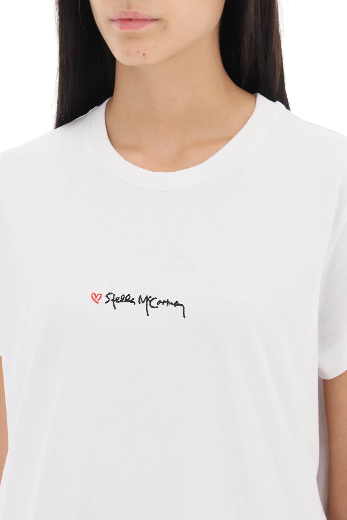 Stella McCartney t-shirt with embroidered signature image 3