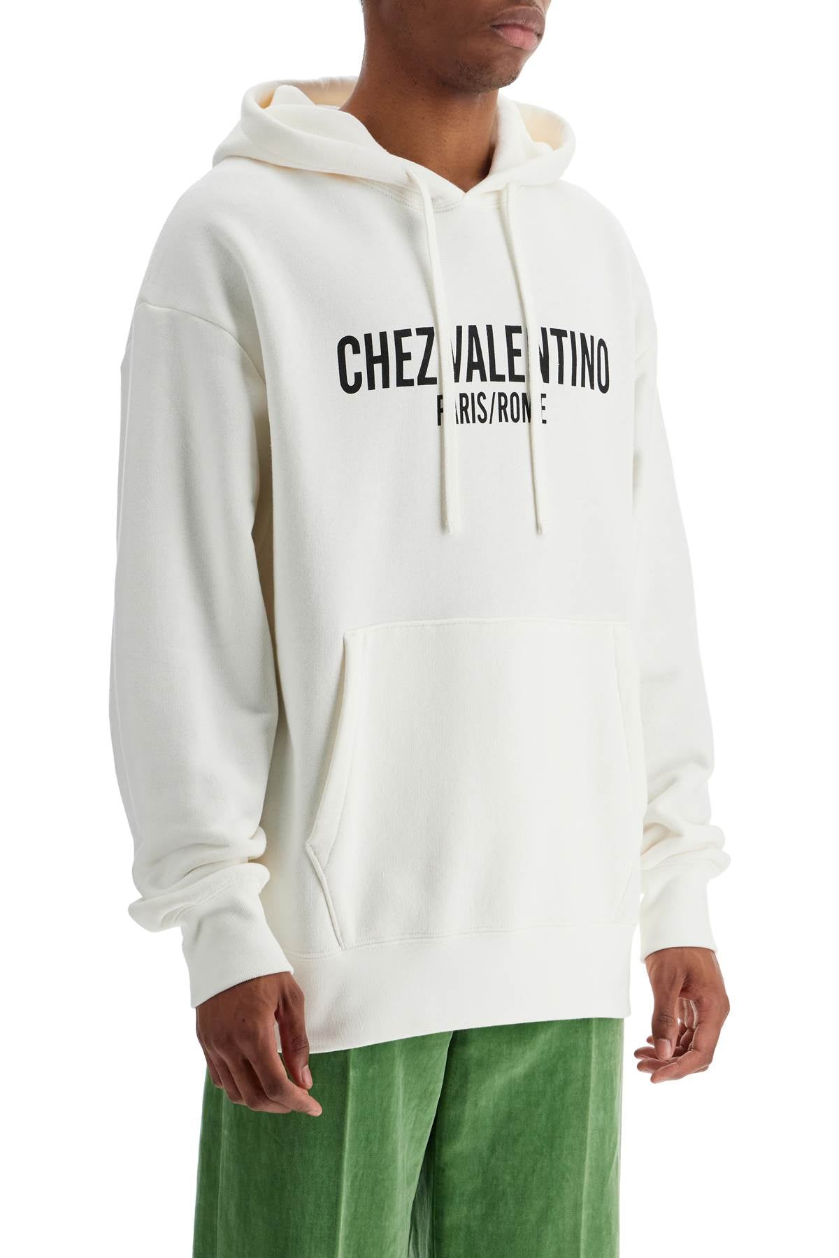 Valentino Garavani Oversized Cotton Sweatshirt with Chez Valentino Print image 1