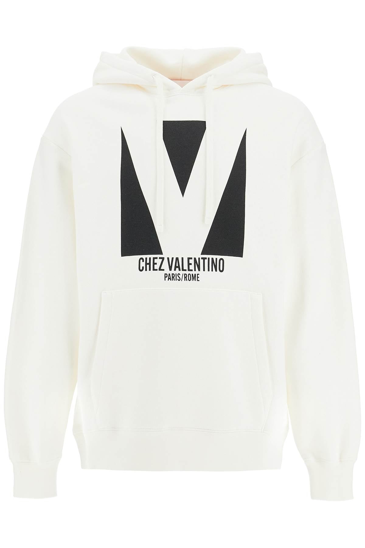 Valentino Garavani Oversized Cotton Sweatshirt with Chez Valentino Graphic image 0