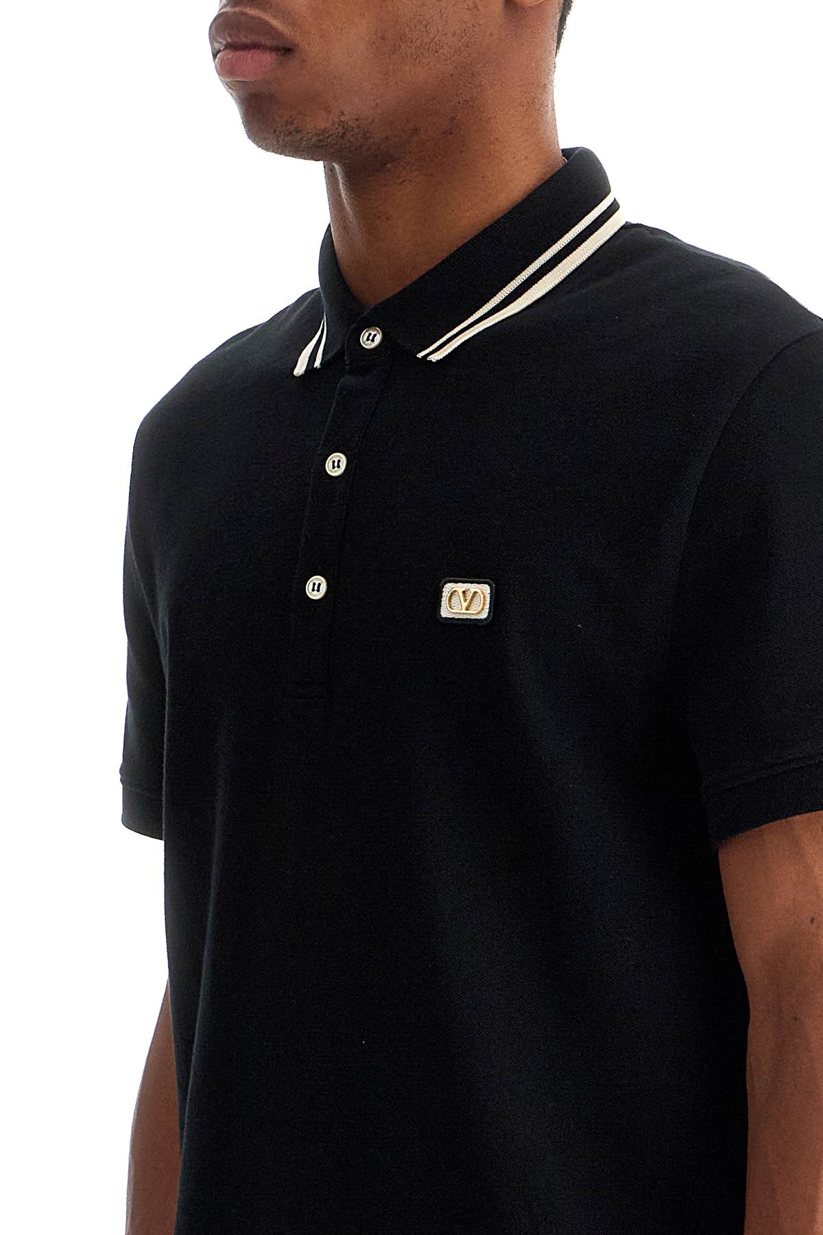 Valentino Garavani Men's Regular Fit VLogo Polo Shirt image 3