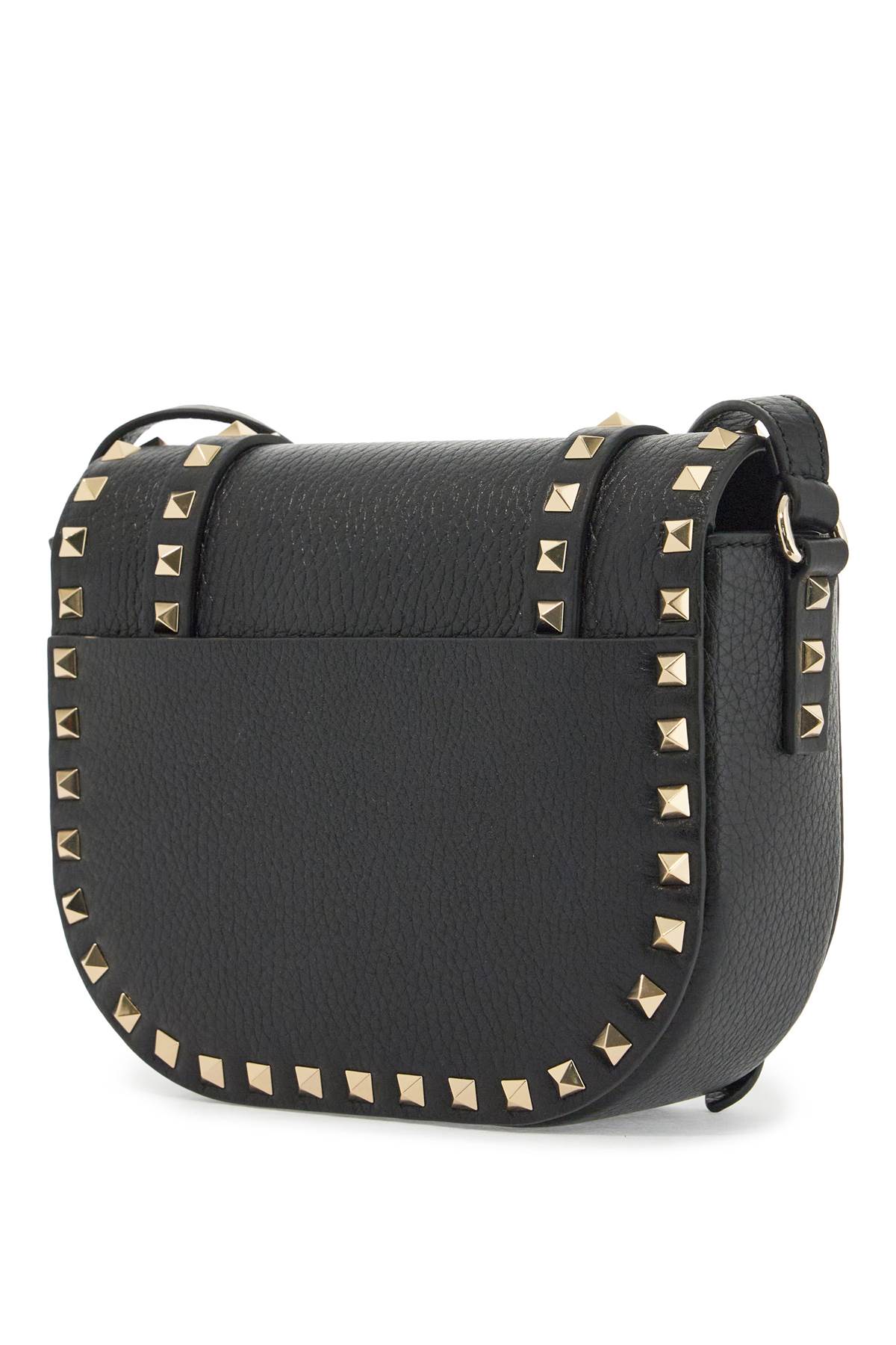 Valentino Garavani Rockstud Messenger Bag: Hammered Leather & Platinum Studs image 1