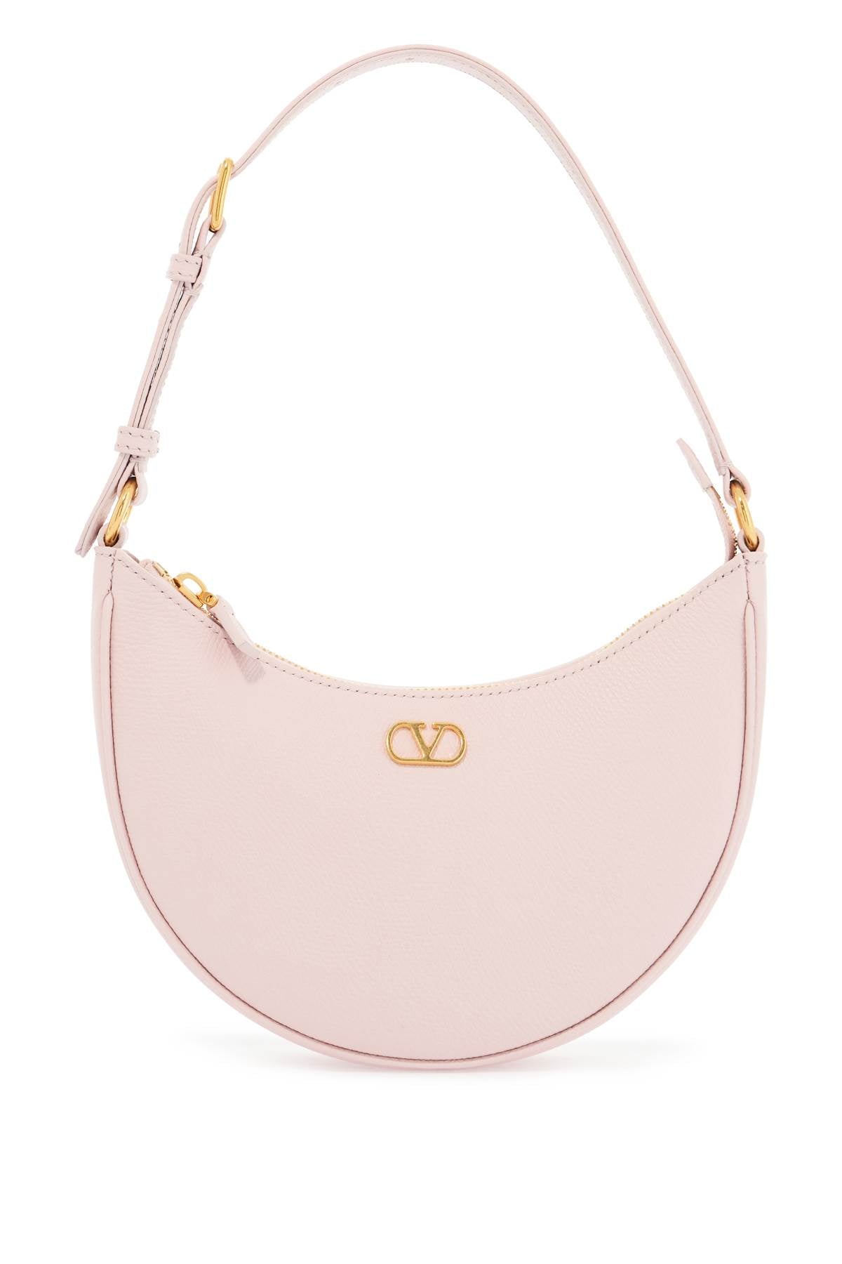 Valentino Garavani borsa hobo mini in pelle rose quartz image 0