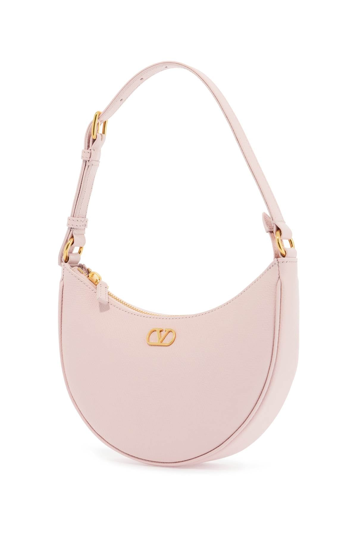 Valentino Garavani borsa hobo mini in pelle rose quartz image 2