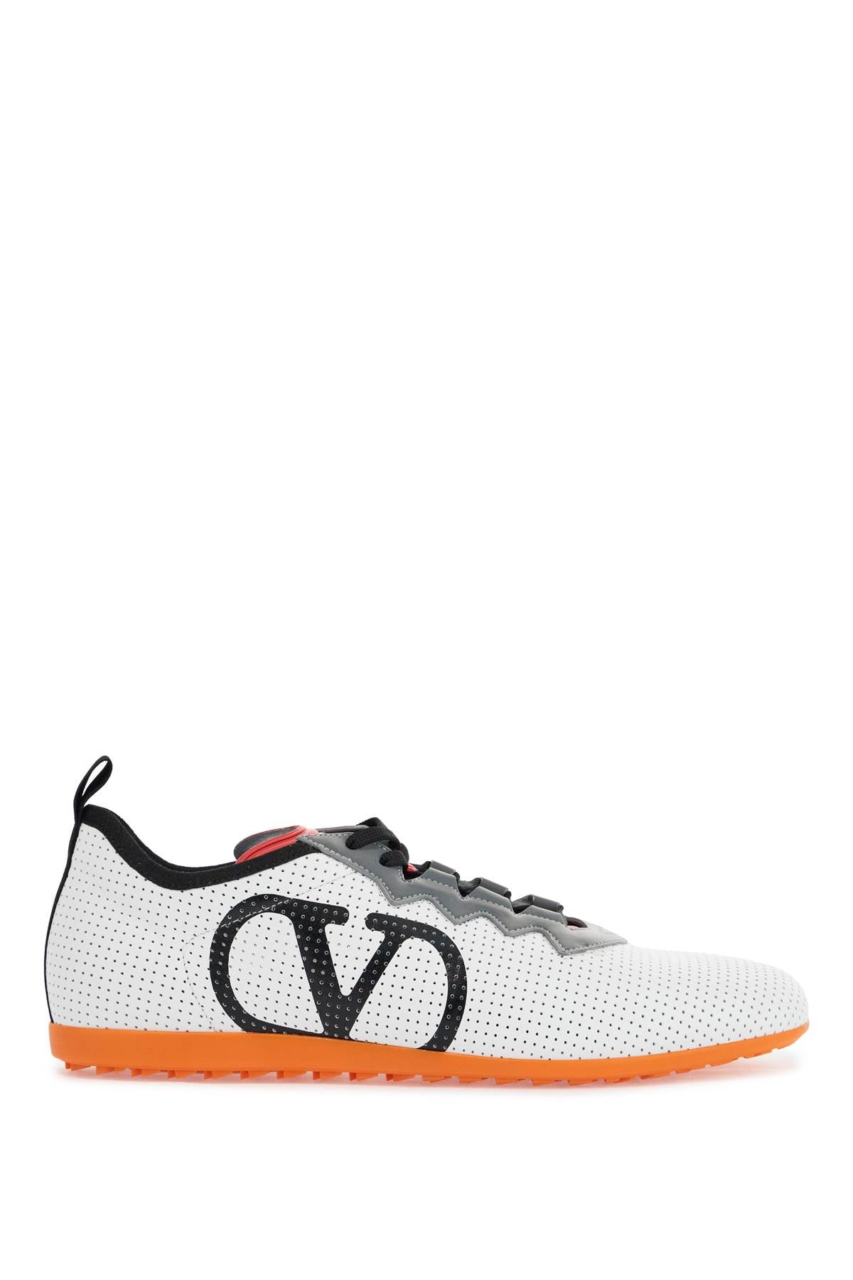 Valentino Garavani sneaker in white polyurethane with high breathability and hook-and-loop closure image 0