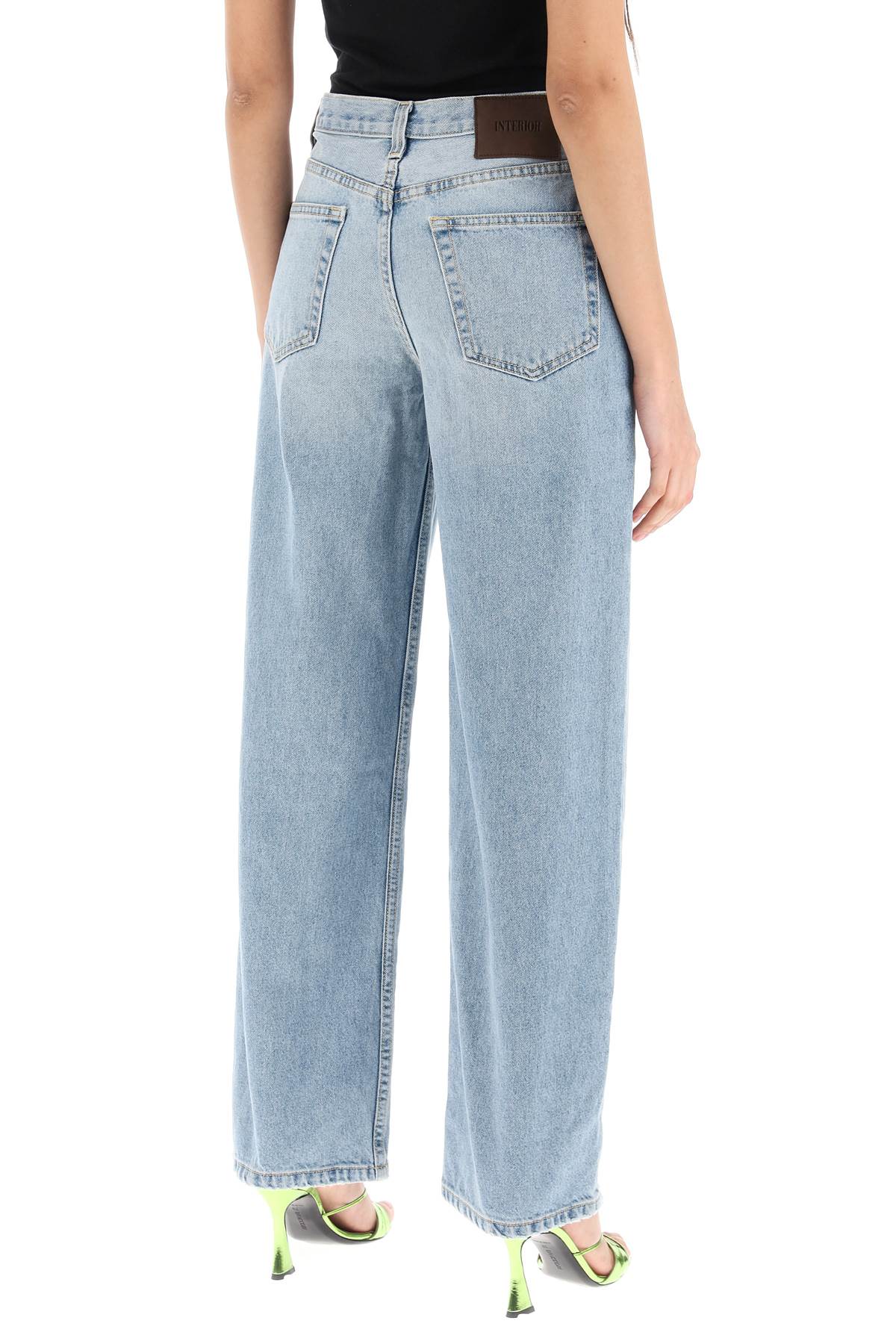 Interior remy wide leg jeans image 2