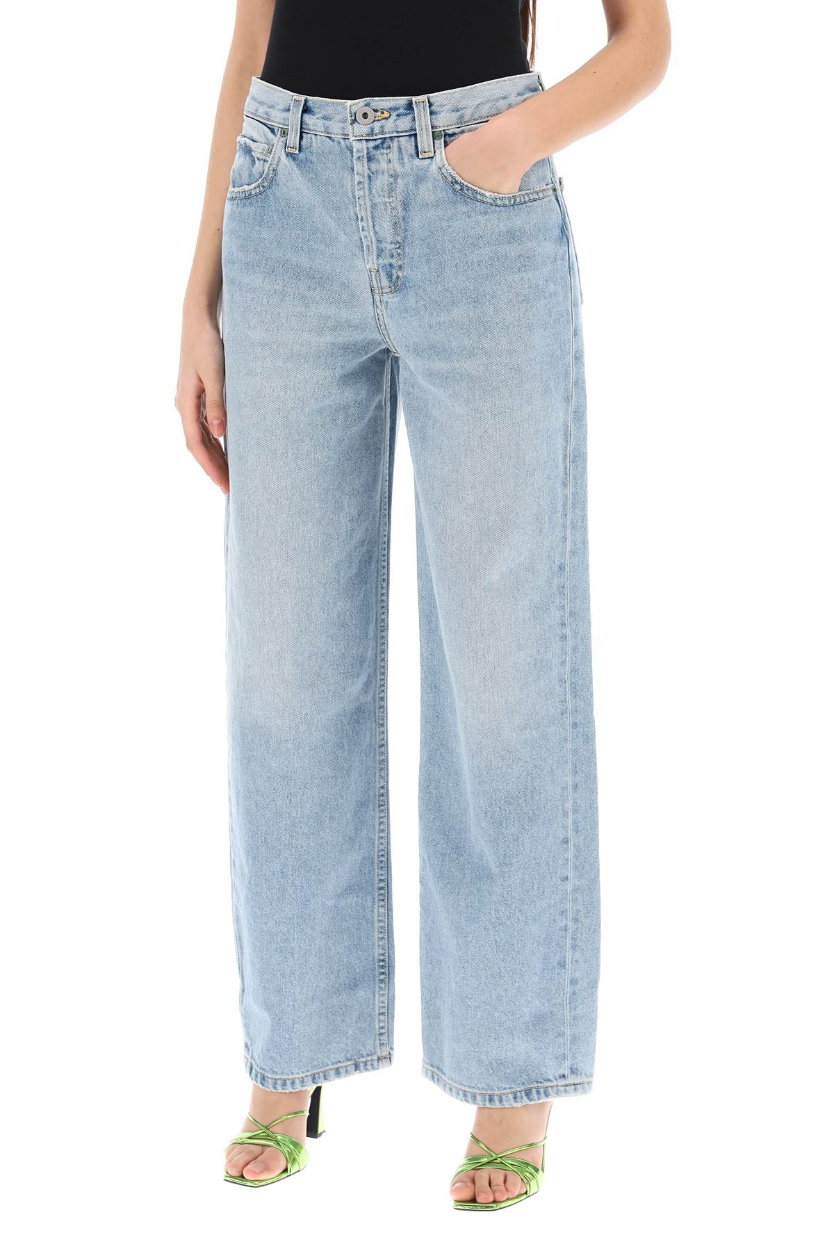 Interior remy wide leg jeans image 3