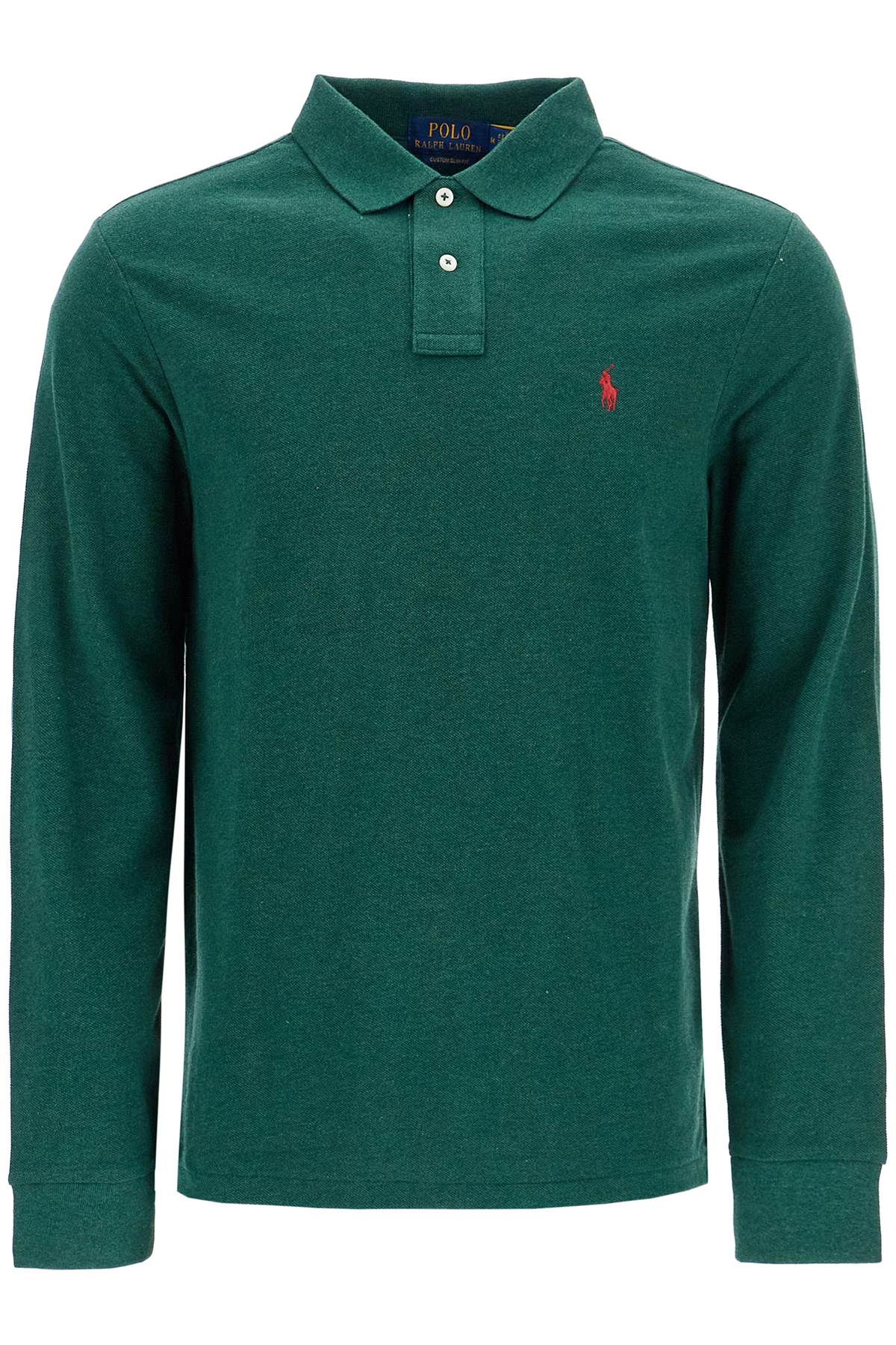 Polo Ralph Lauren Slim Fit Long Sleeve Polo Shirt with Pony Logo image 0