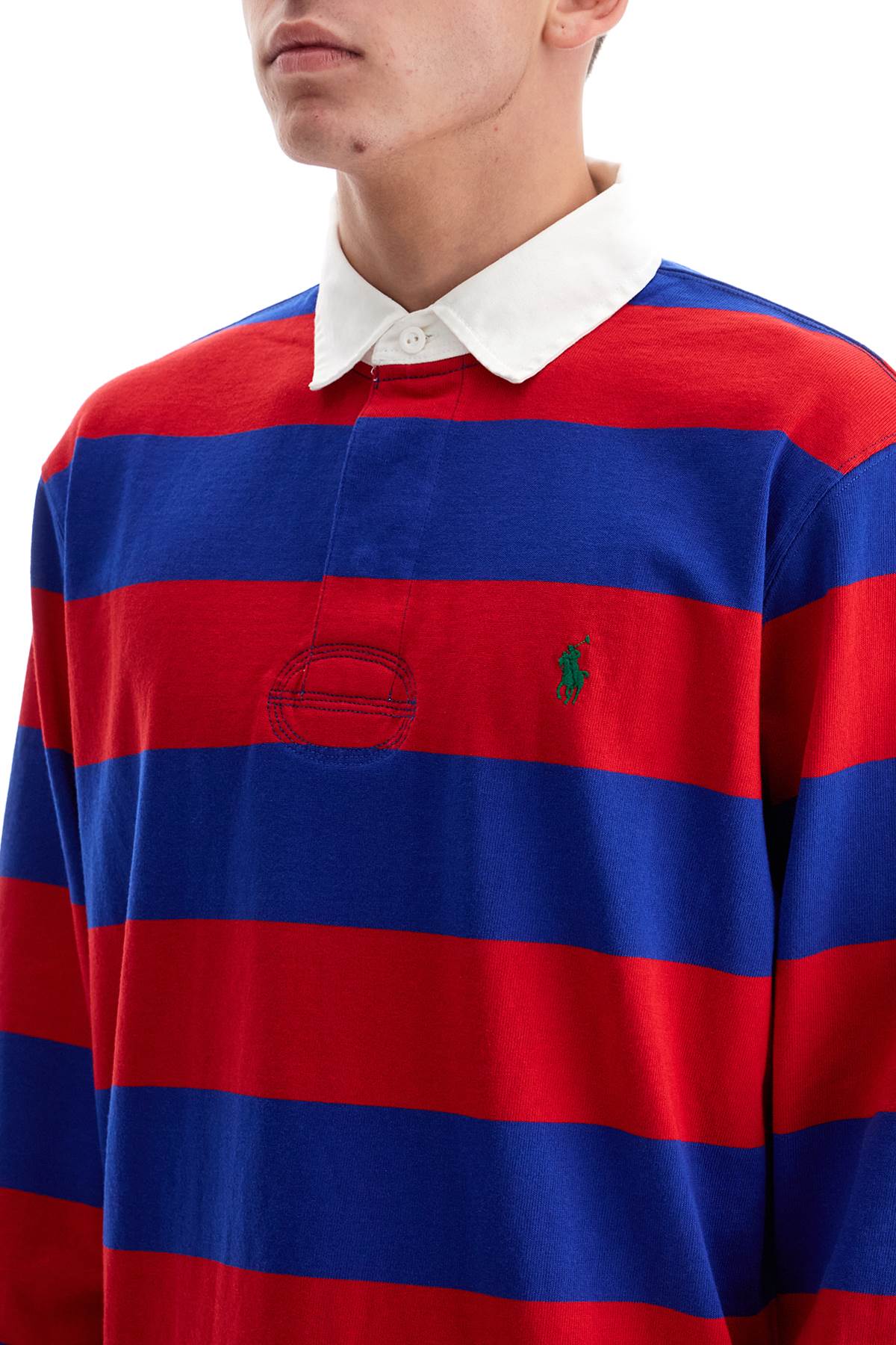 Polo Ralph Lauren Men's Striped Long Sleeve Polo Shirt image 3