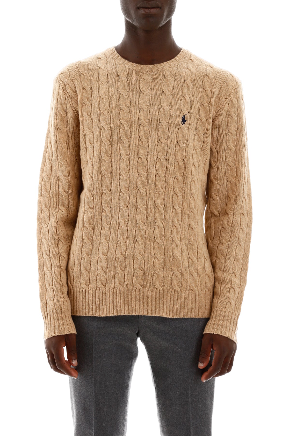 Polo Ralph Lauren cable knit wool-cashmere sweater image 1