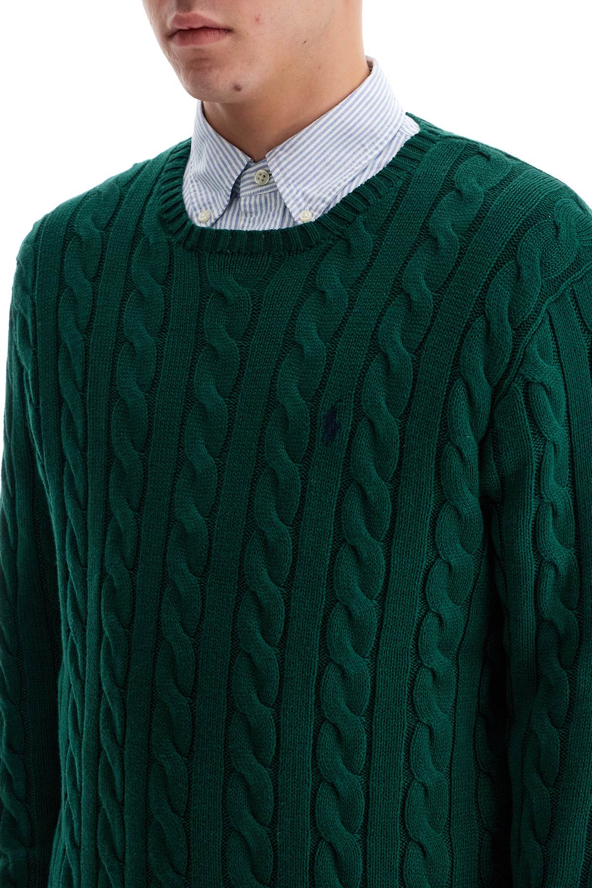 Polo Ralph Lauren Men's Cotton Cable Knit Pullover Sweater image 3