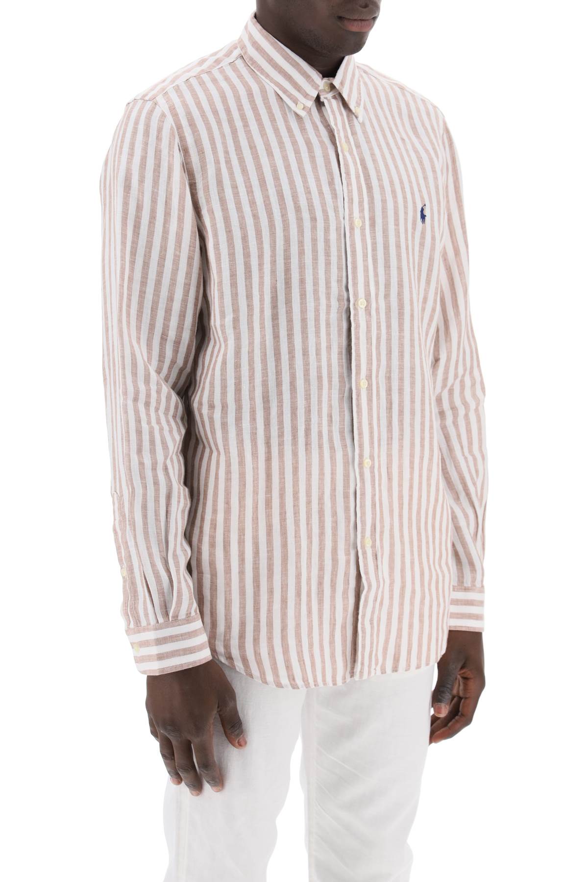 Polo Ralph Lauren Striped Linen Custom-Fit Shirt image 1