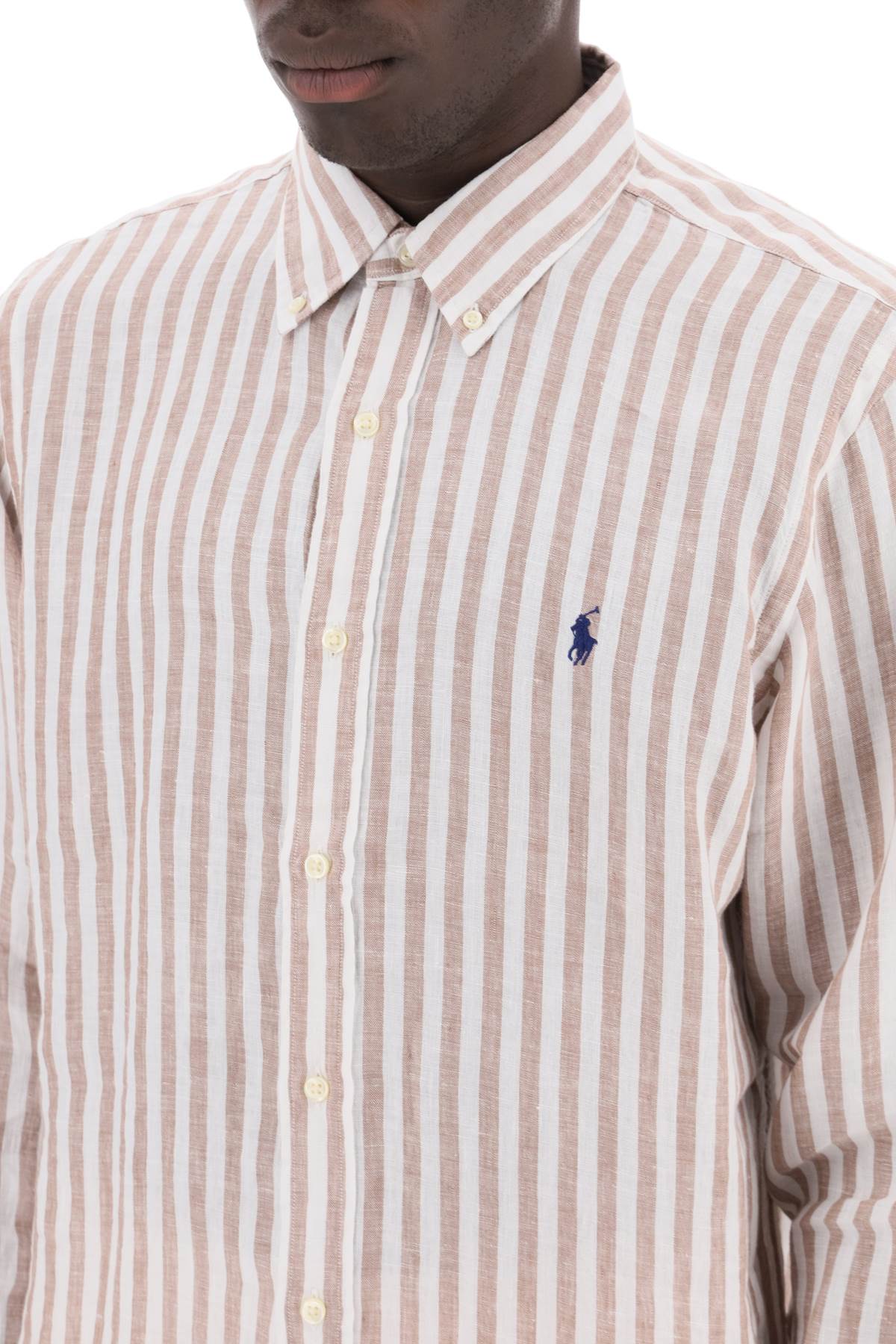 Polo Ralph Lauren Striped Linen Custom-Fit Shirt image 3