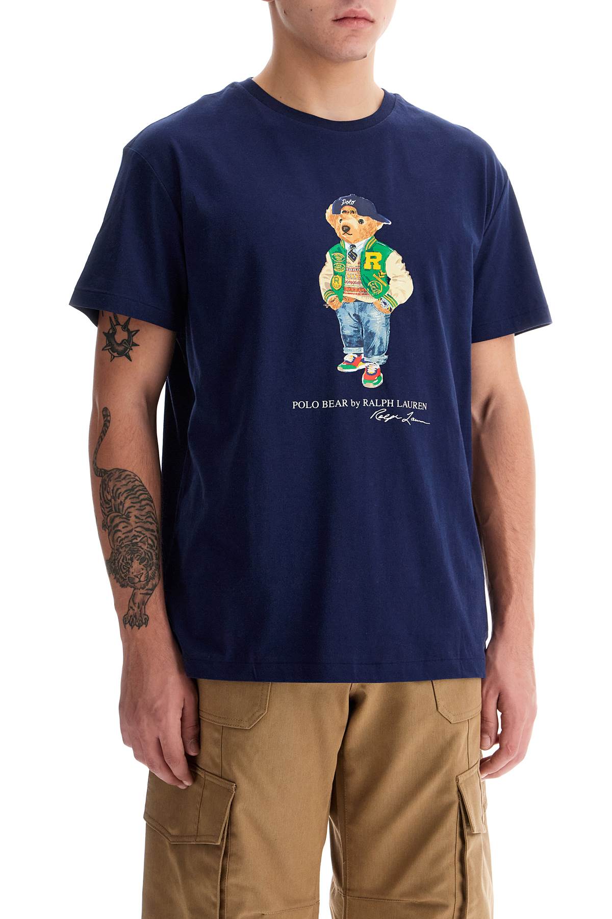 Polo Ralph Lauren Classic Fit T-Shirt with Polo Bear Print image 1