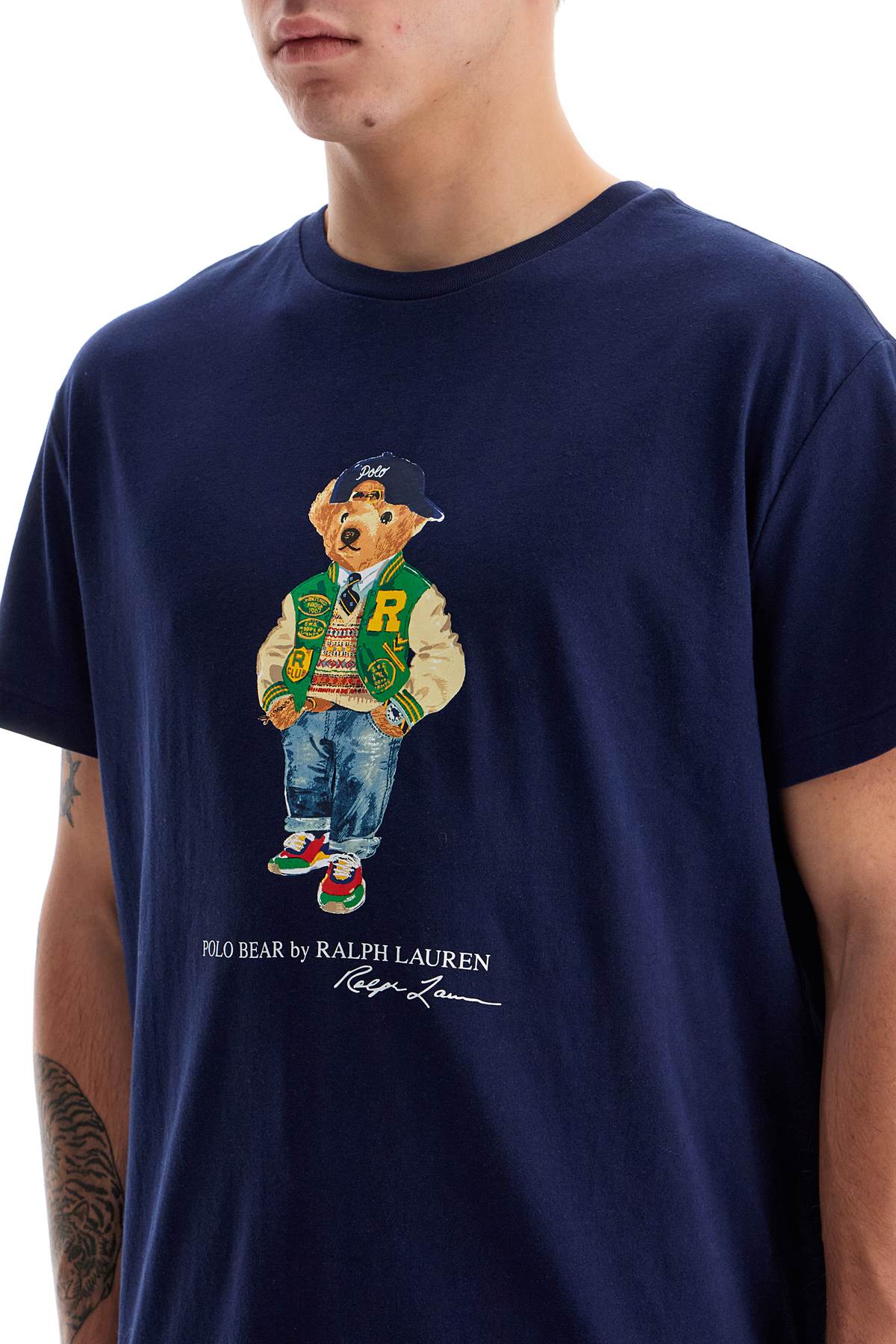 Polo Ralph Lauren Classic Fit T-Shirt with Polo Bear Print image 3